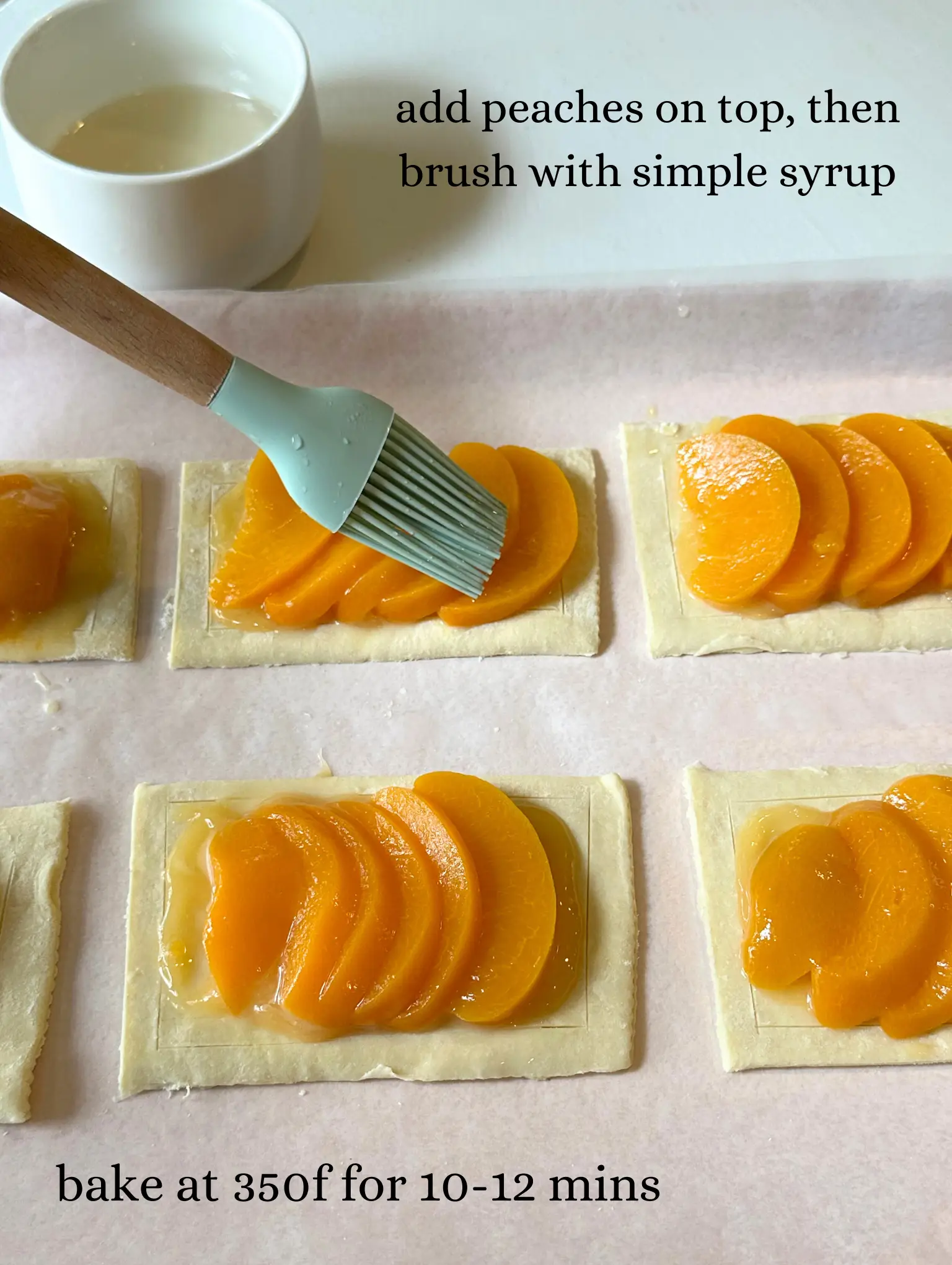 Peach & Lemon Puff Pastries | Recipe 's images(4)