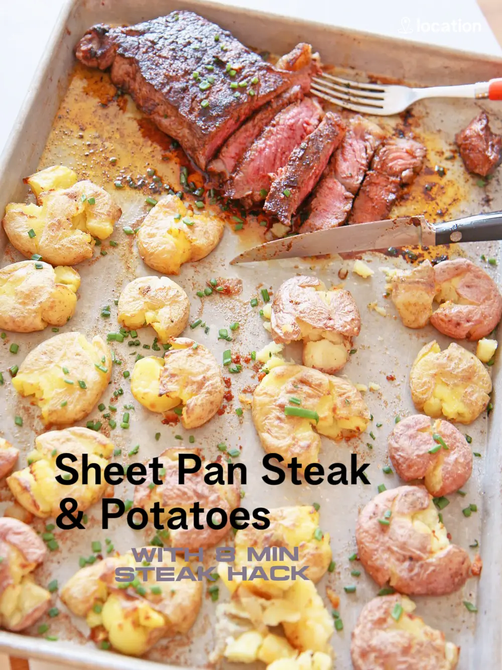 Sheet Pan Steak and Crispy Potatoes - Chop Happy