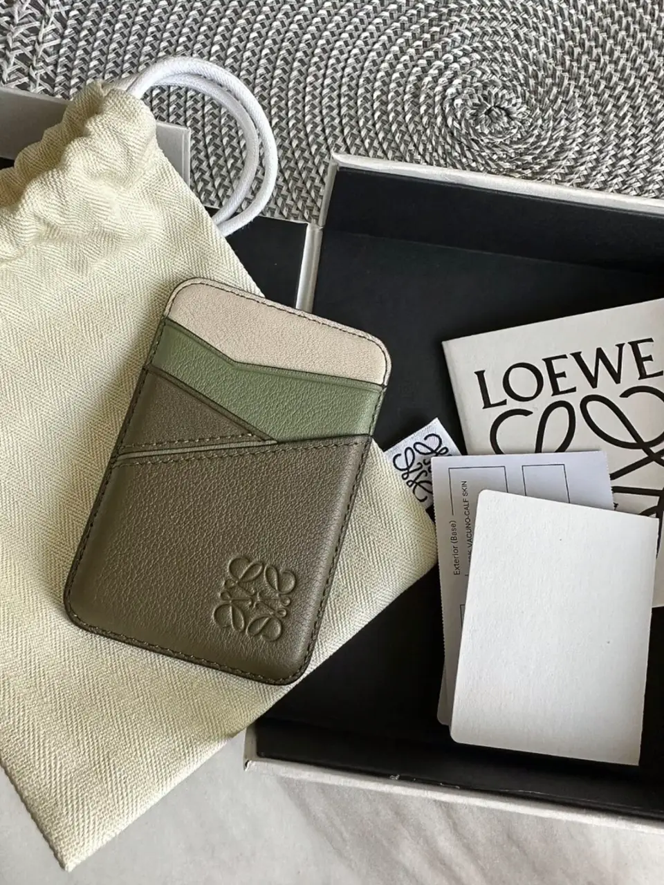 Louis Vuitton Slender Wallet Monogram Seal Khaki in Leather - GB