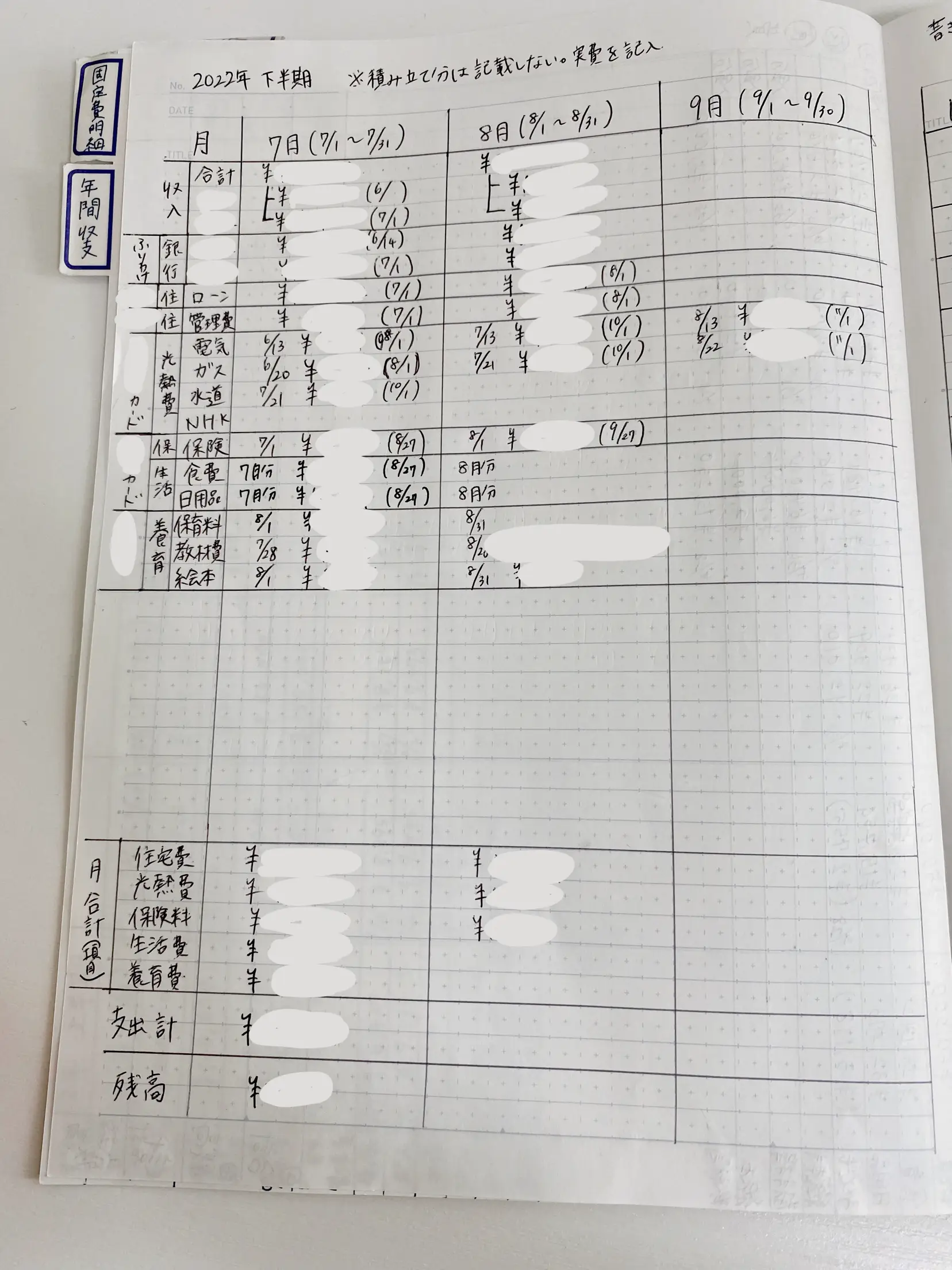 5年間家計簿をつけて編み出した家計簿の書き方 | tama_roomが投稿したフォトブック | Lemon8