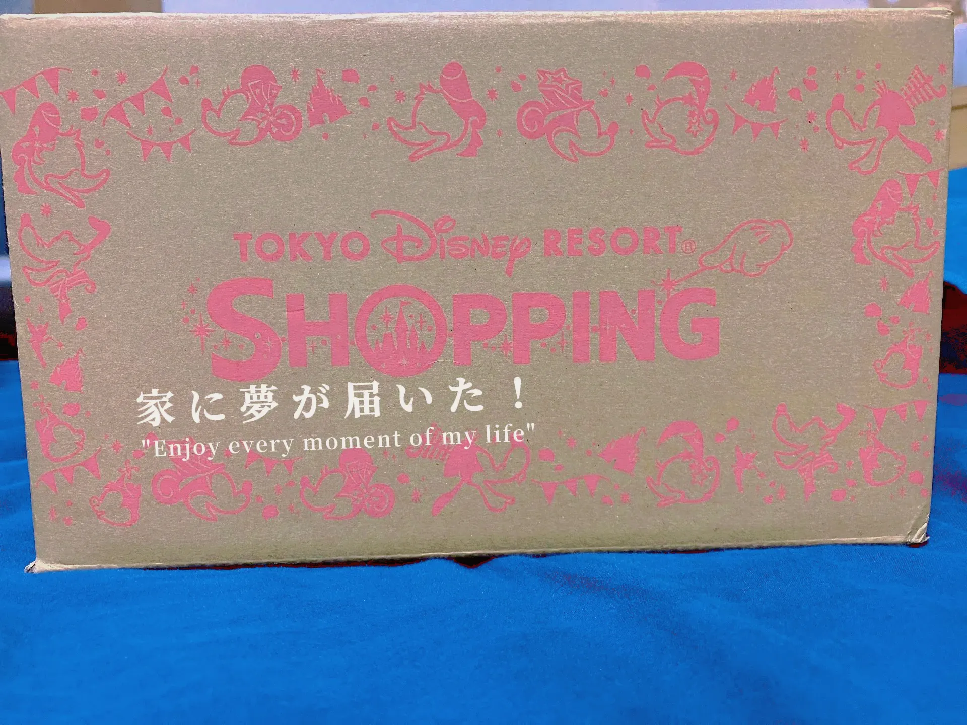 ディズニー インパ ショッピング届いたー✨段ボールめちゃくちゃ可愛い