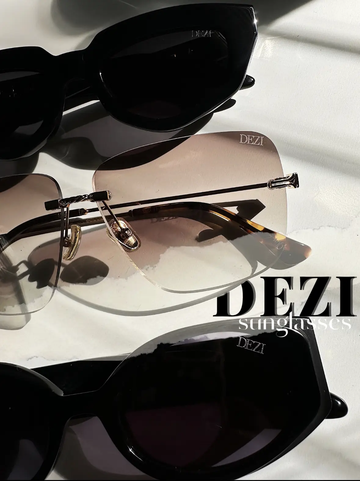 Dezi Eyewear - Fall Back Smoke Rose / Rose Gradient