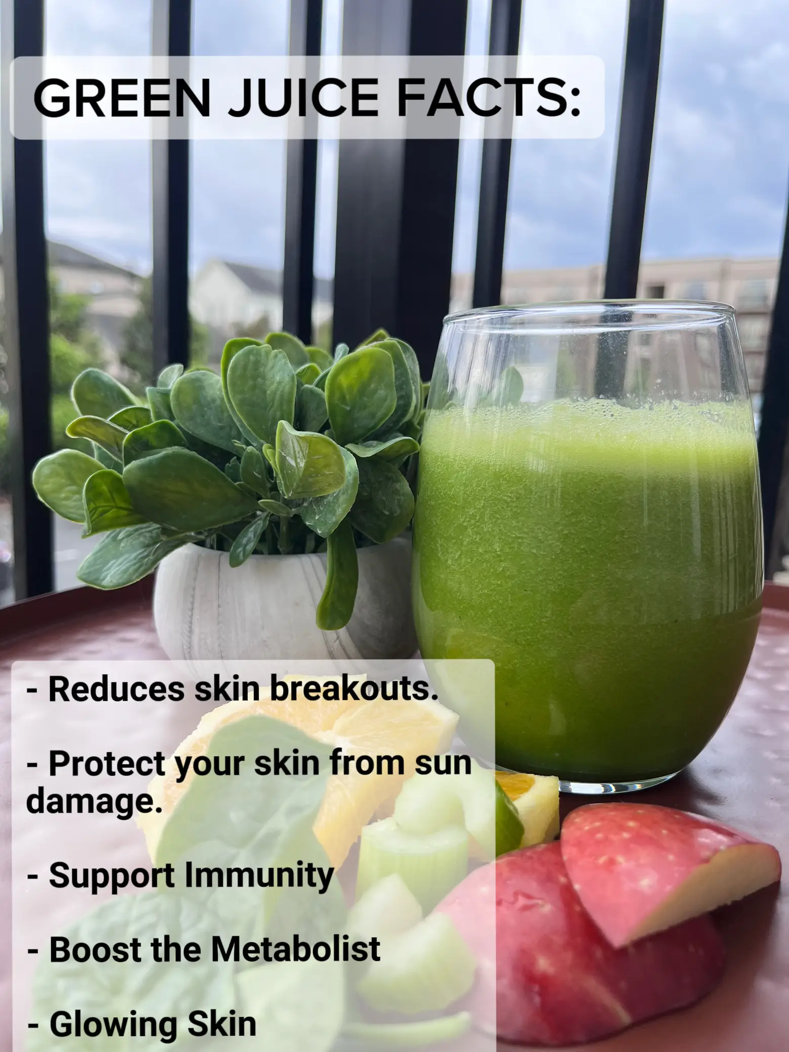 Green juice benefits on sale skin