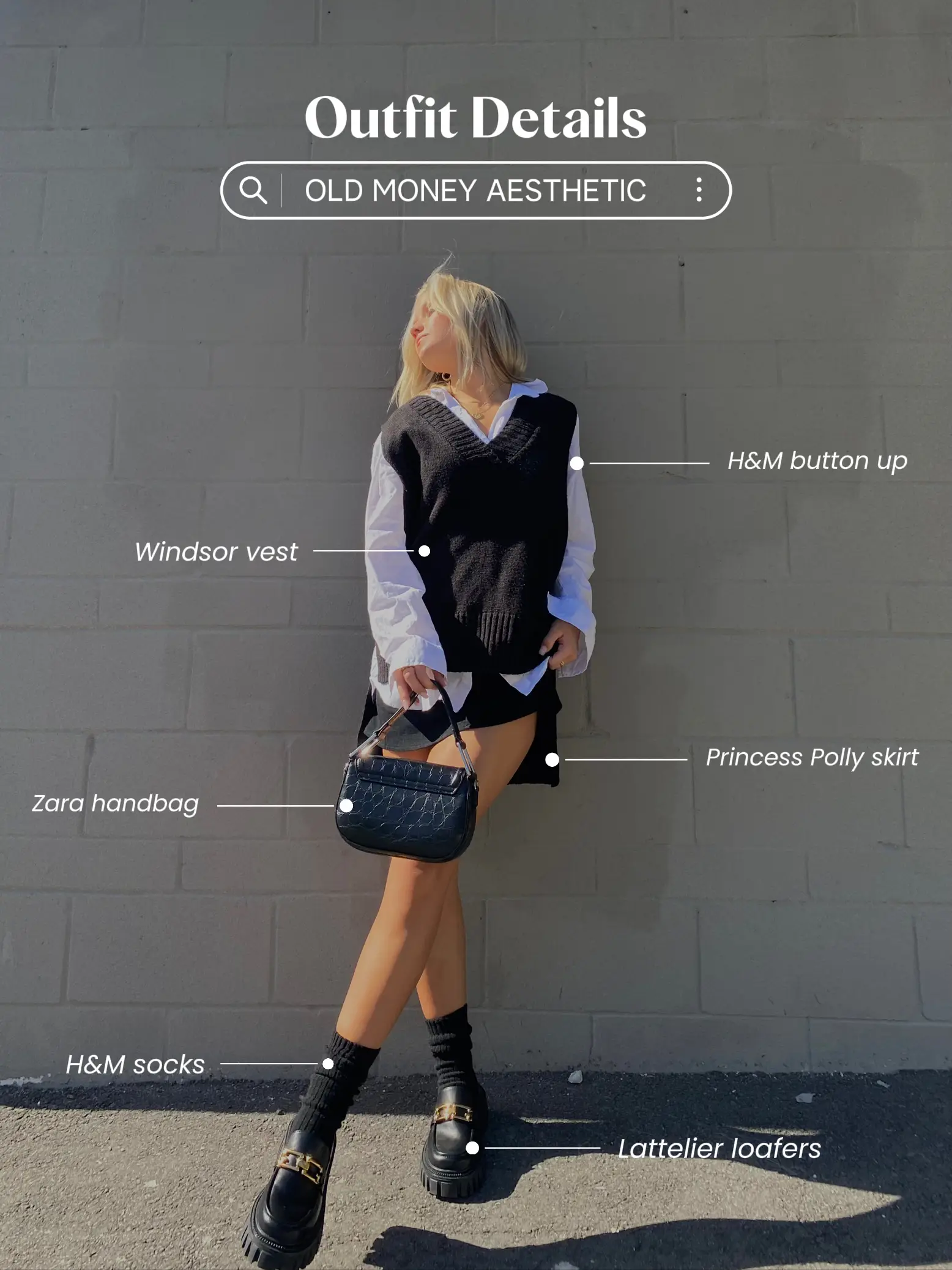 Old Money Outfits - the gray details