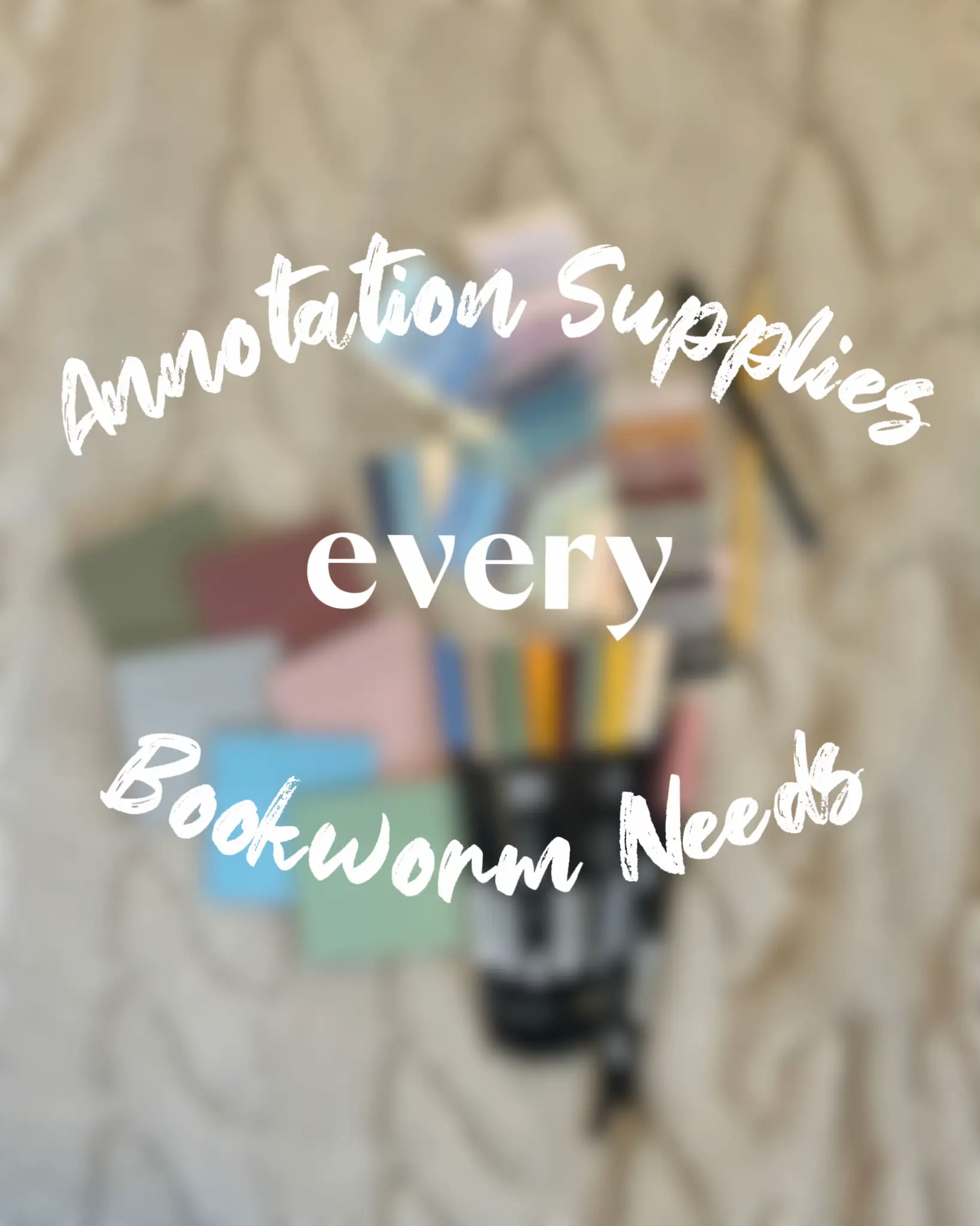 Annotation Supplies EVERY Bookworm NEEDS, Gallery posted by Loren📚