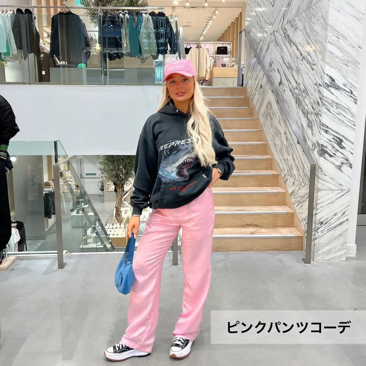 楽天市場】ストライプ柄 テーパードパンツ パンツ レディース