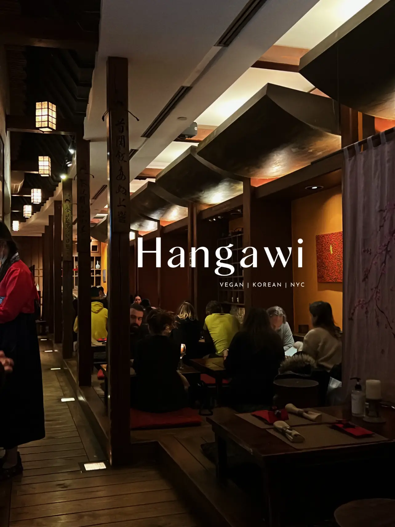 VEGAN KOREAN FOOD IN NYC Hangawi, Koreatown แกลเลอรีที่โพสต์โดย Gav