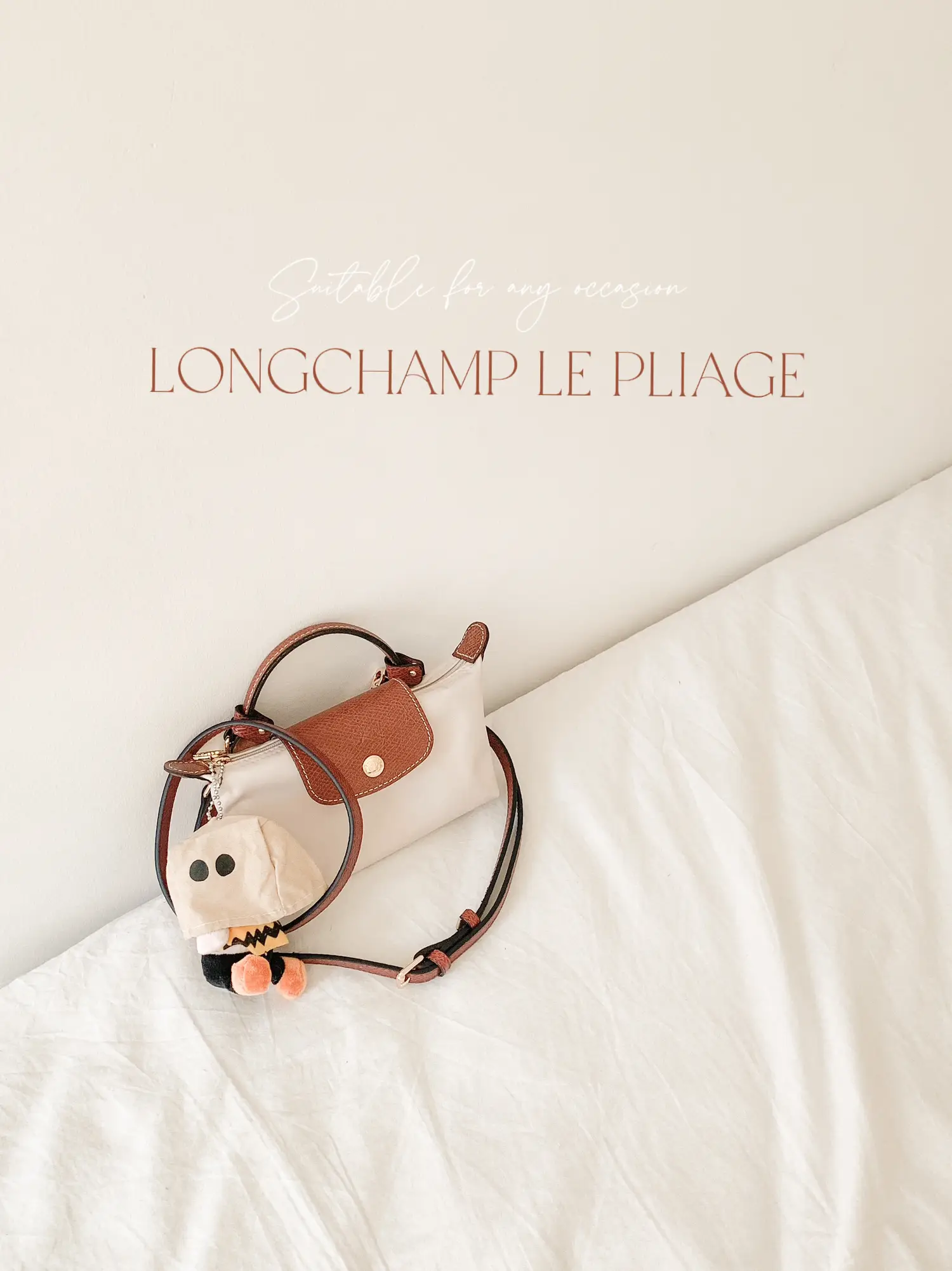 Longchamp Le Pliage Pouch with handle #longchamp #longchamplepliage #l
