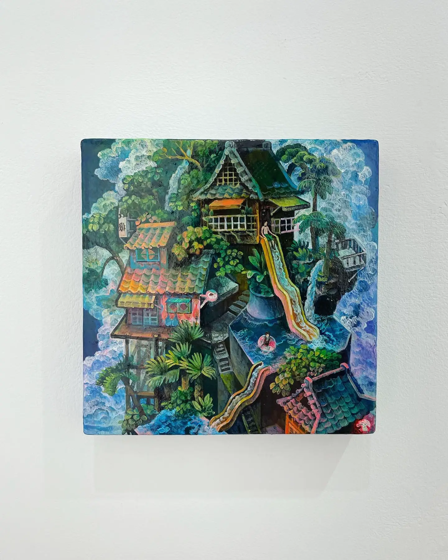 アート・馬喰町】古く懐かしい日本の幻想的な風景🏡松山五番街(Gallery TK2) | lotus_gallery8が投稿したフォトブック |  Lemon8