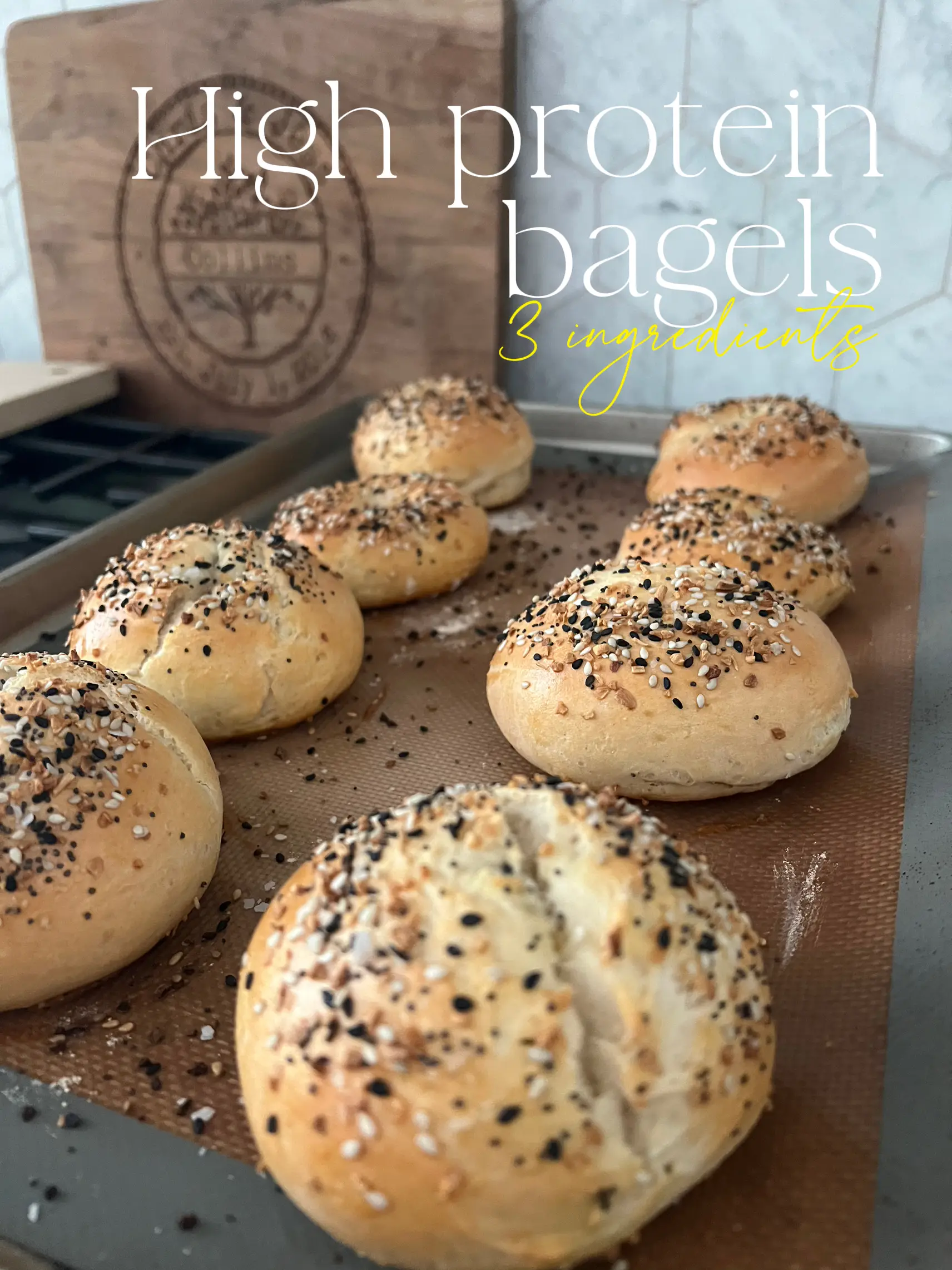 Homemade High Protein Bagels Recipe