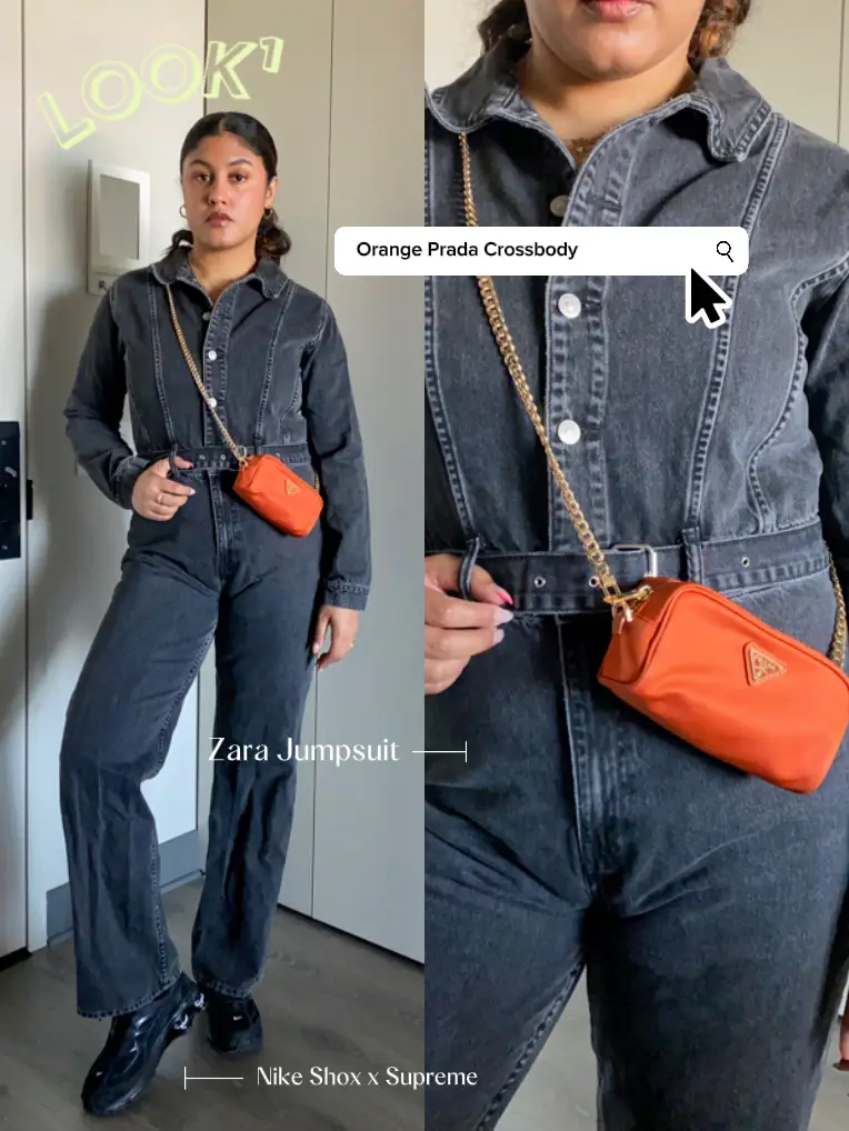 Prada crossbody 2024 bag outfit