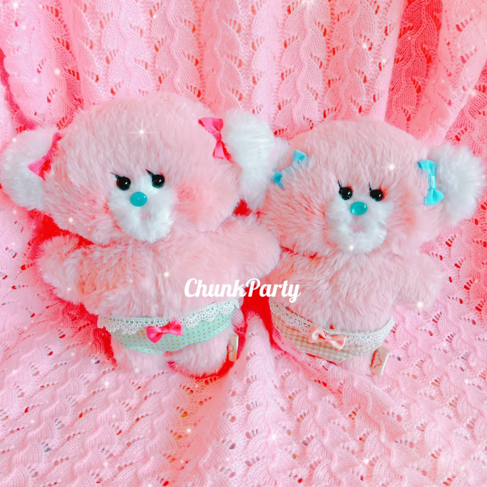 白い垂れ耳ちゃん うさぎ 兎 テディベア 部屋飾り 海外作家様 ハンドメイド