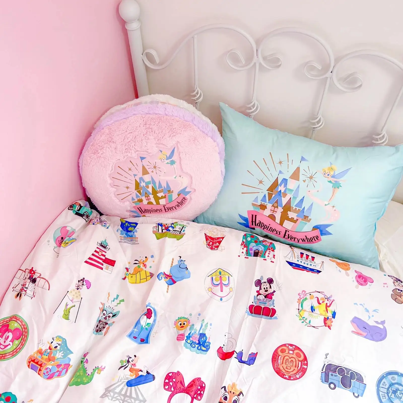 Happiest Place on Earth Pillow Covers, Disney Pillow Covers