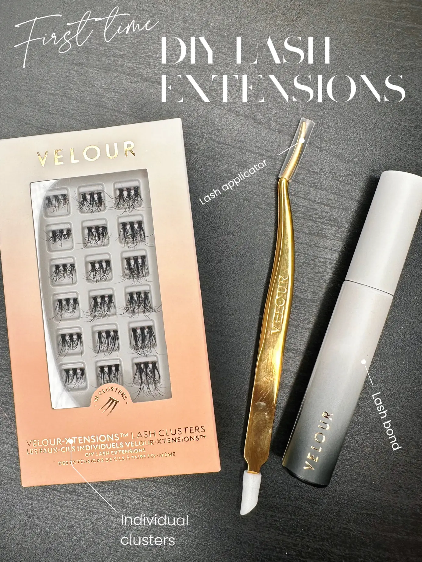 Velour Xtensions Lash Clusters - Hybrid Lash Clusters