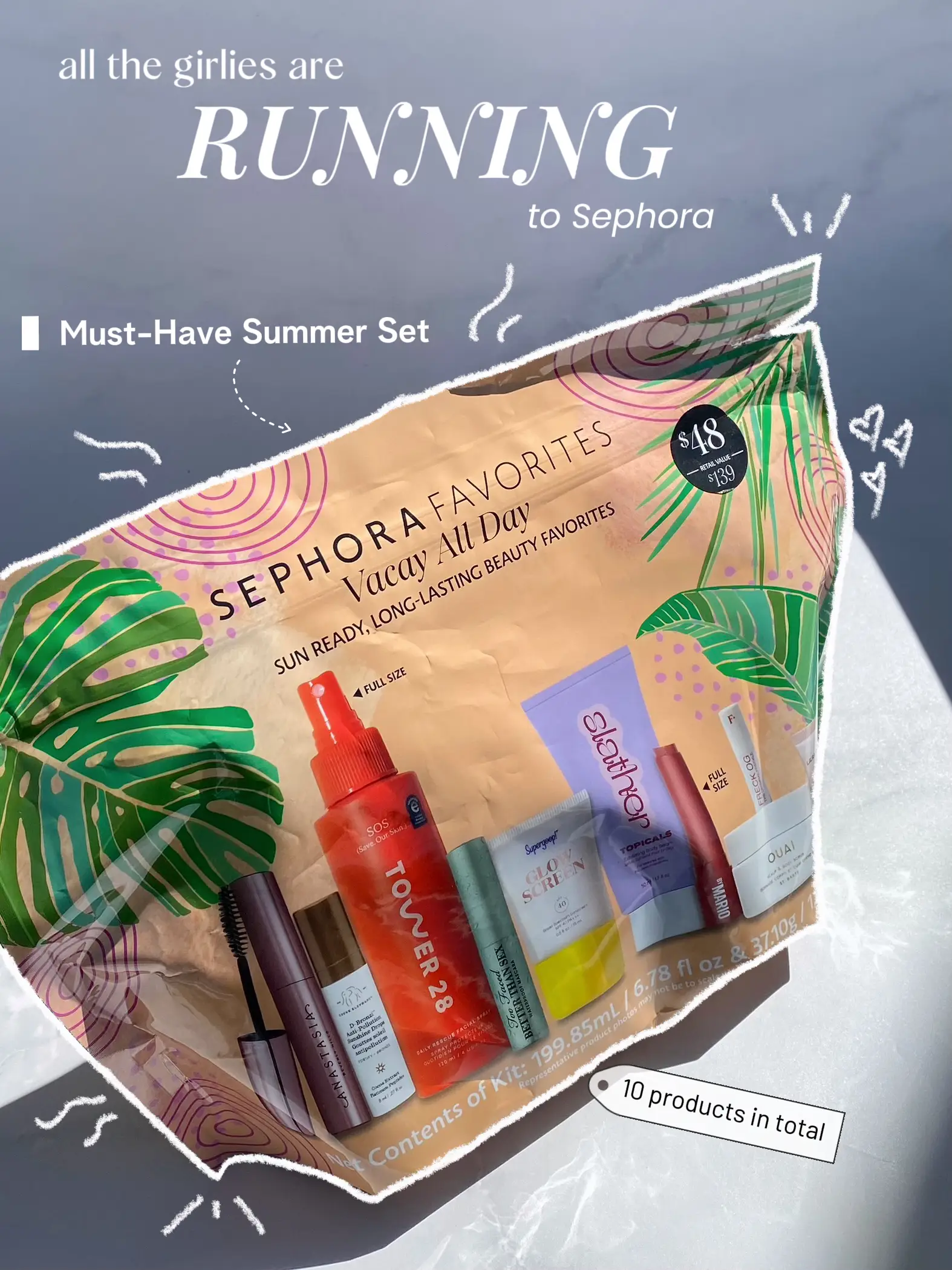 Sephora favorites Vacay All Day top Beauty Value Set