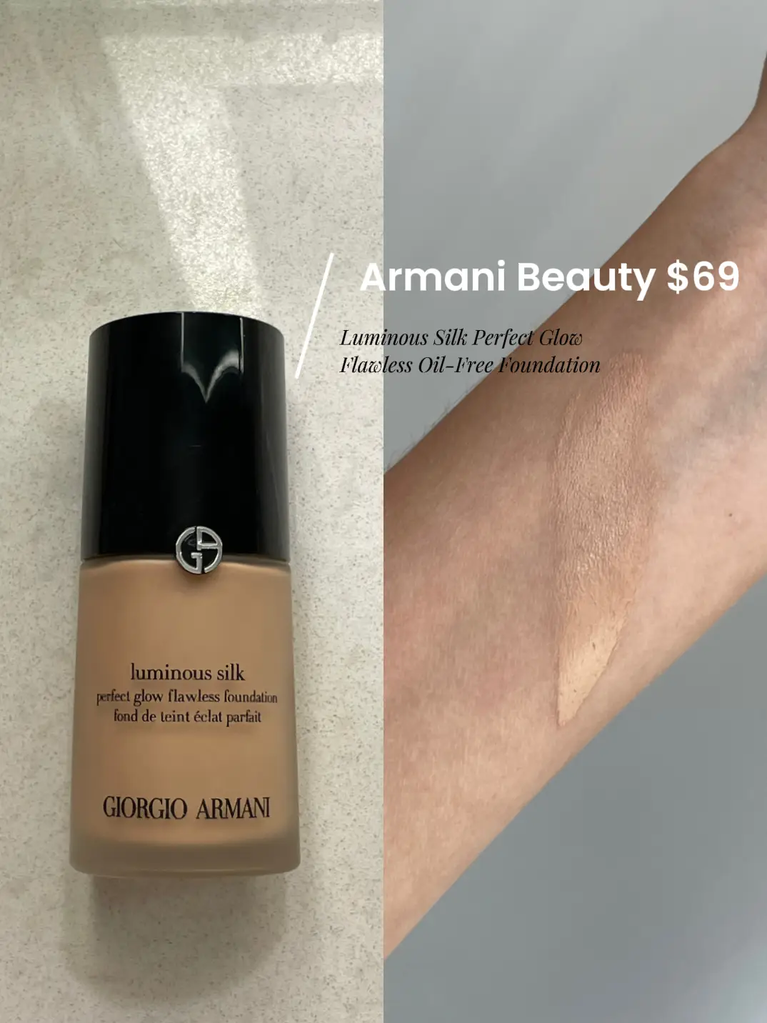 ARMANI beauty Luminous Silk Perfect Glow Flawless Oil-Free Foundation
