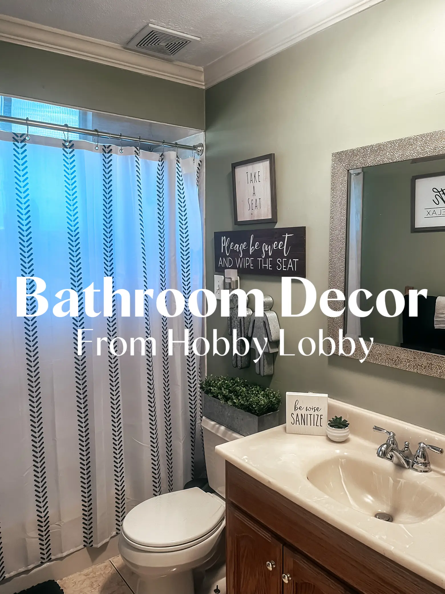 Hobby lobby deals cabinets for bathroom