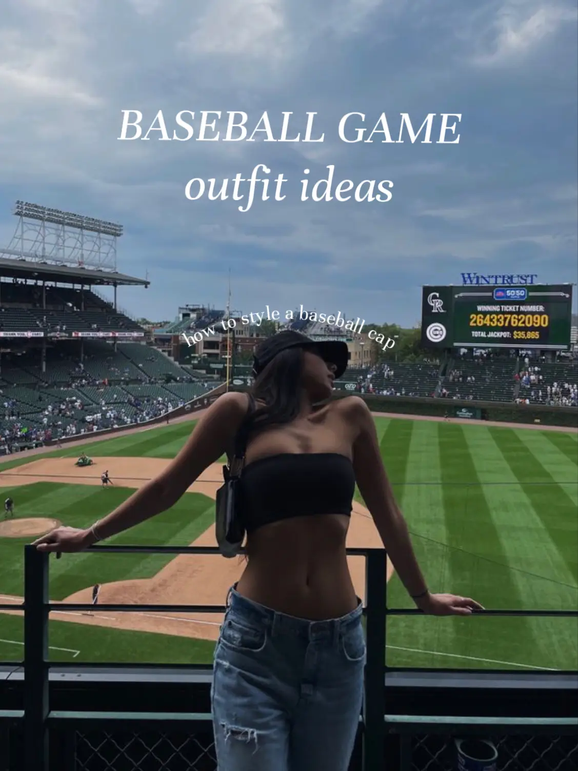 cute baseball game outfit ideas summer