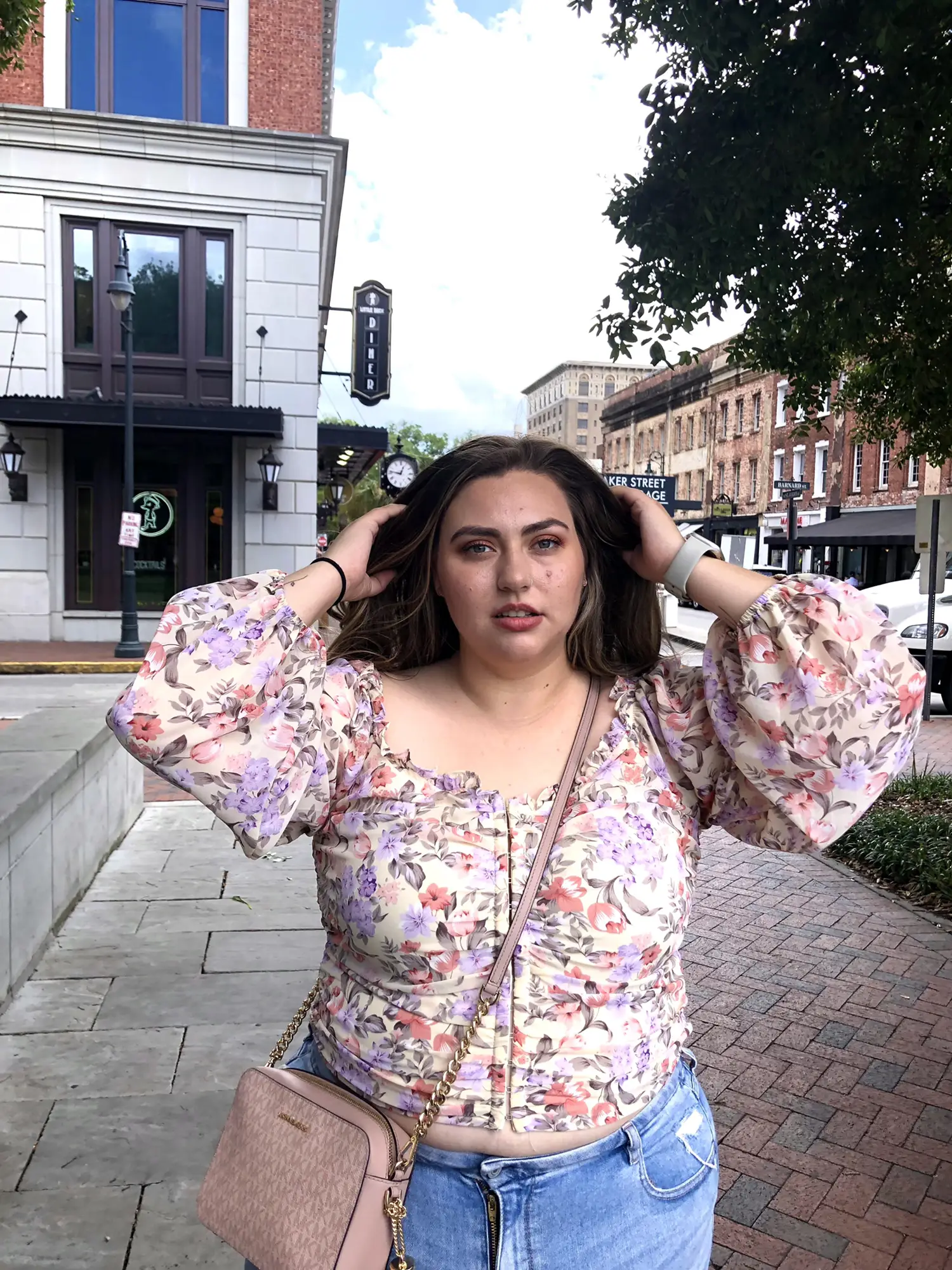 casual-pink-flats-and-tote-bag-perfect-outfit-for-running-errands-The-Glamorous-Gal  - The Glamorous Gal