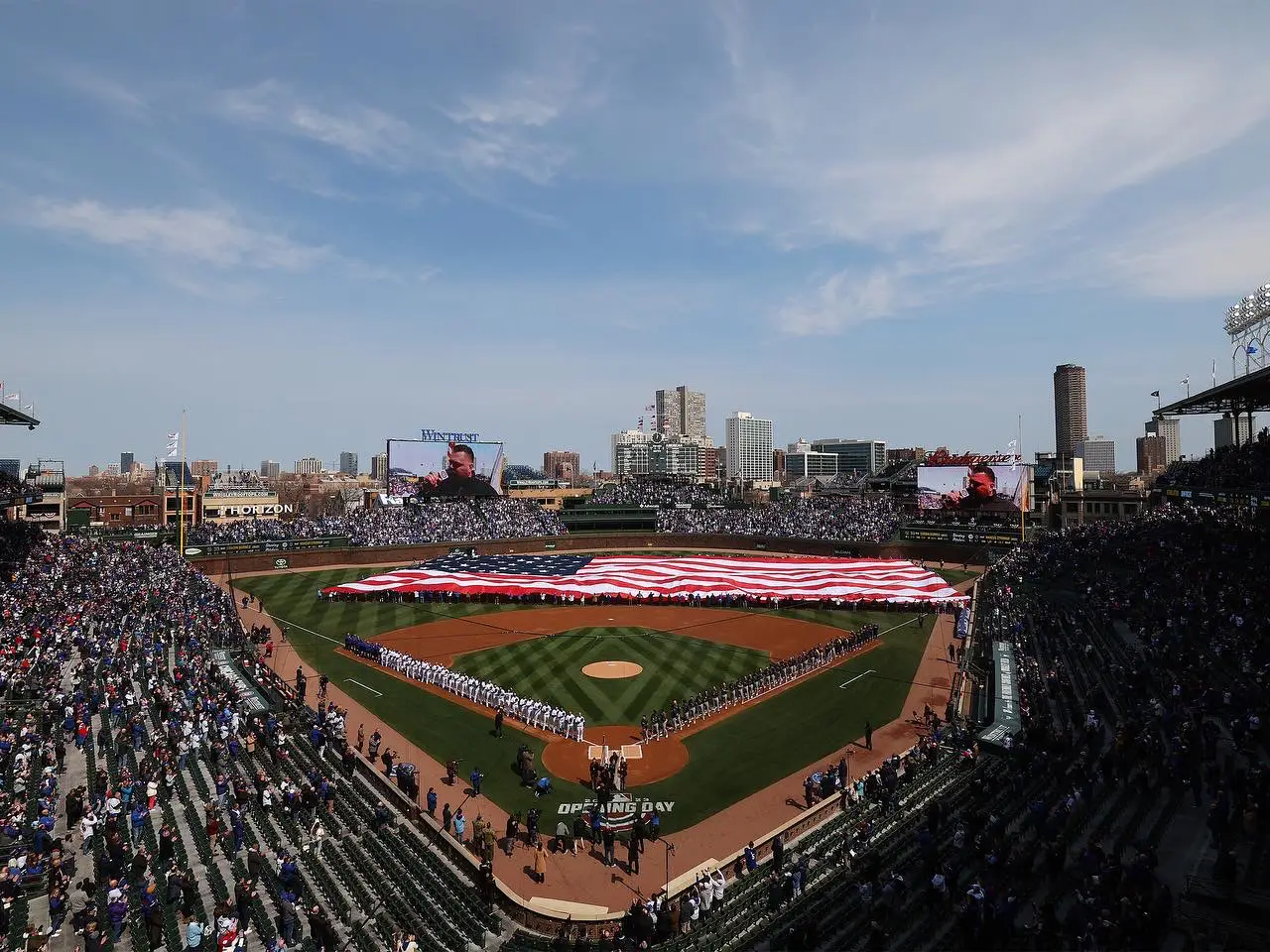 The best photos from opening day at Wrigley Field