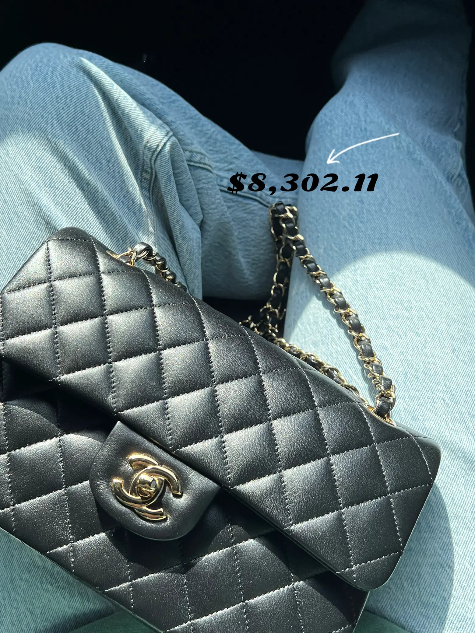 Chanel classic flap hot sale bag 23cm