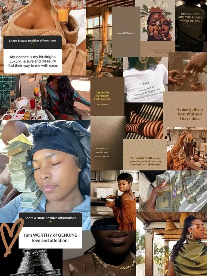 Black Girl Luxury Vision Board 