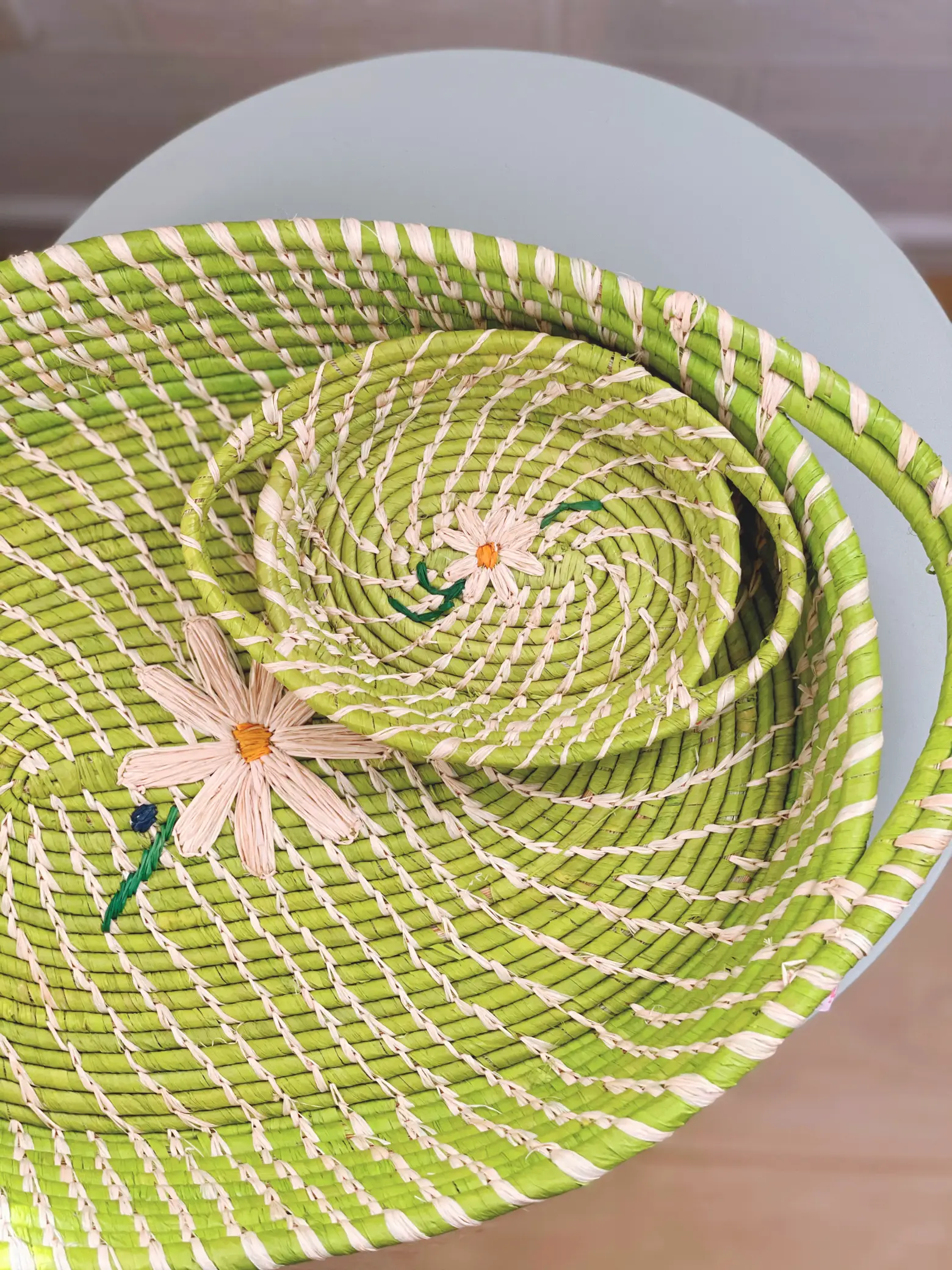 ハンドメイド ランプ 物々しい つぼ ラフィア 