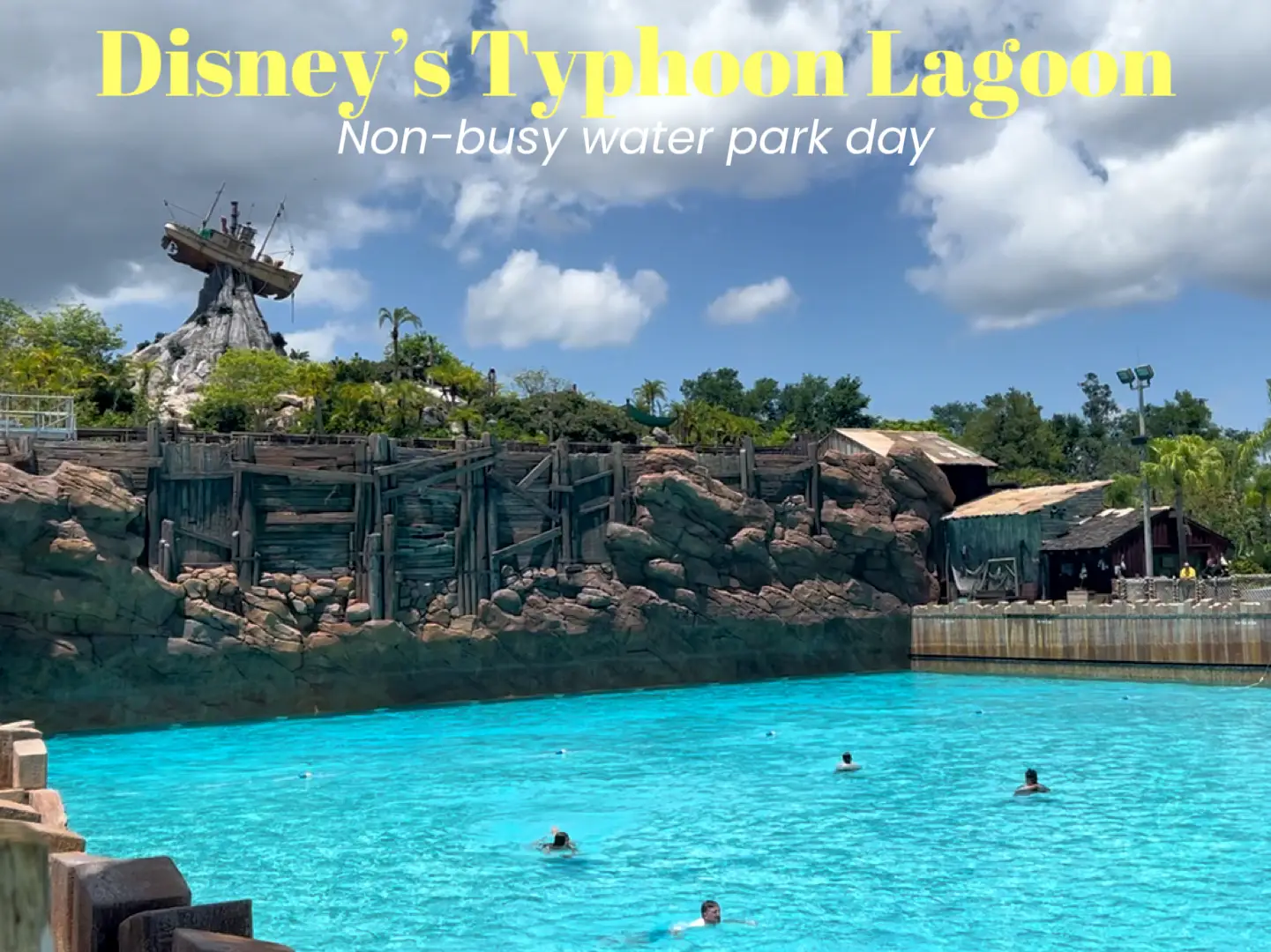 Non-busy day at Disney’s Typhoon Lagoon Water Park