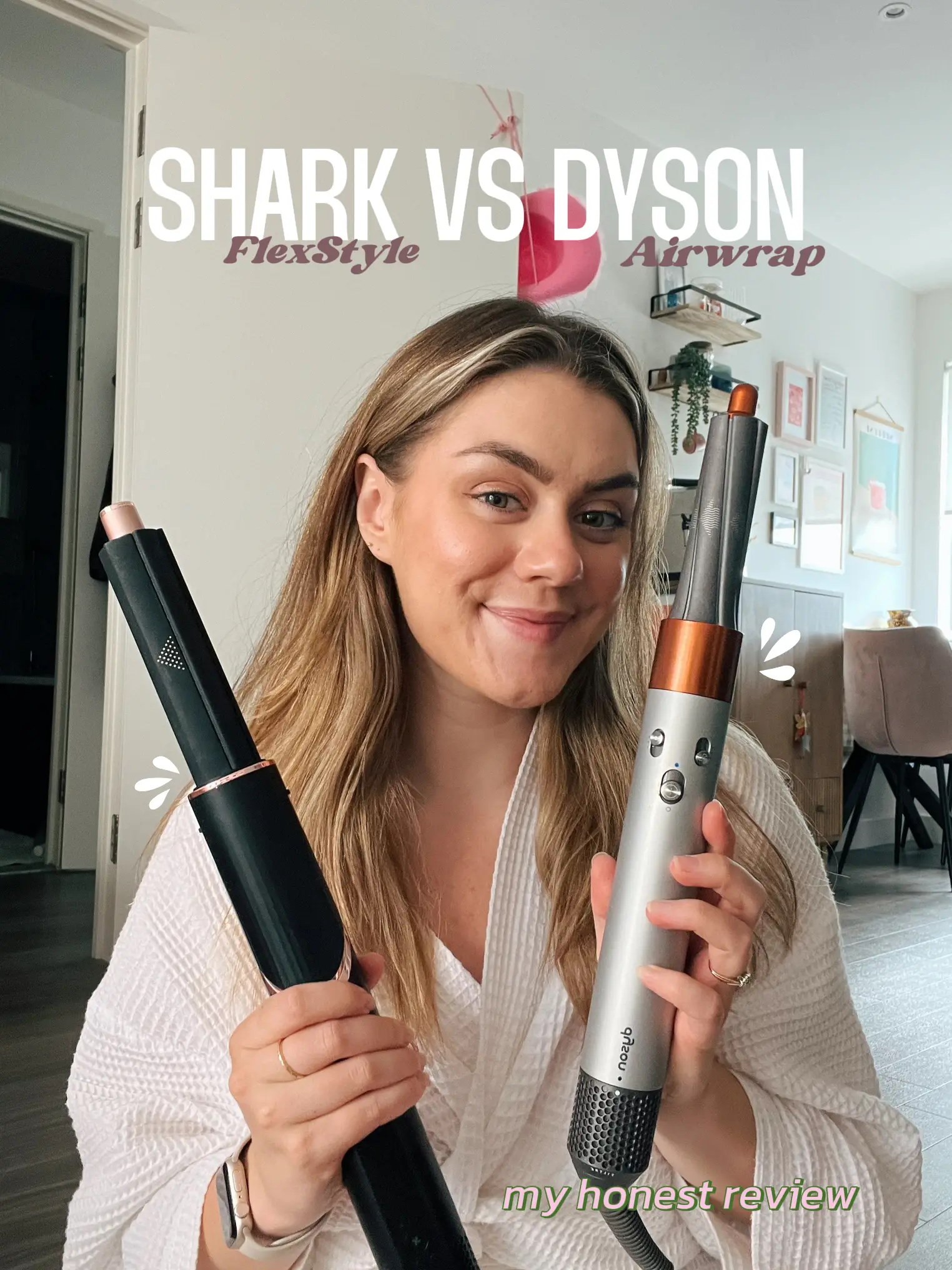 Dyson Airwrap vs Shark Flexstyle hair styler review 2023