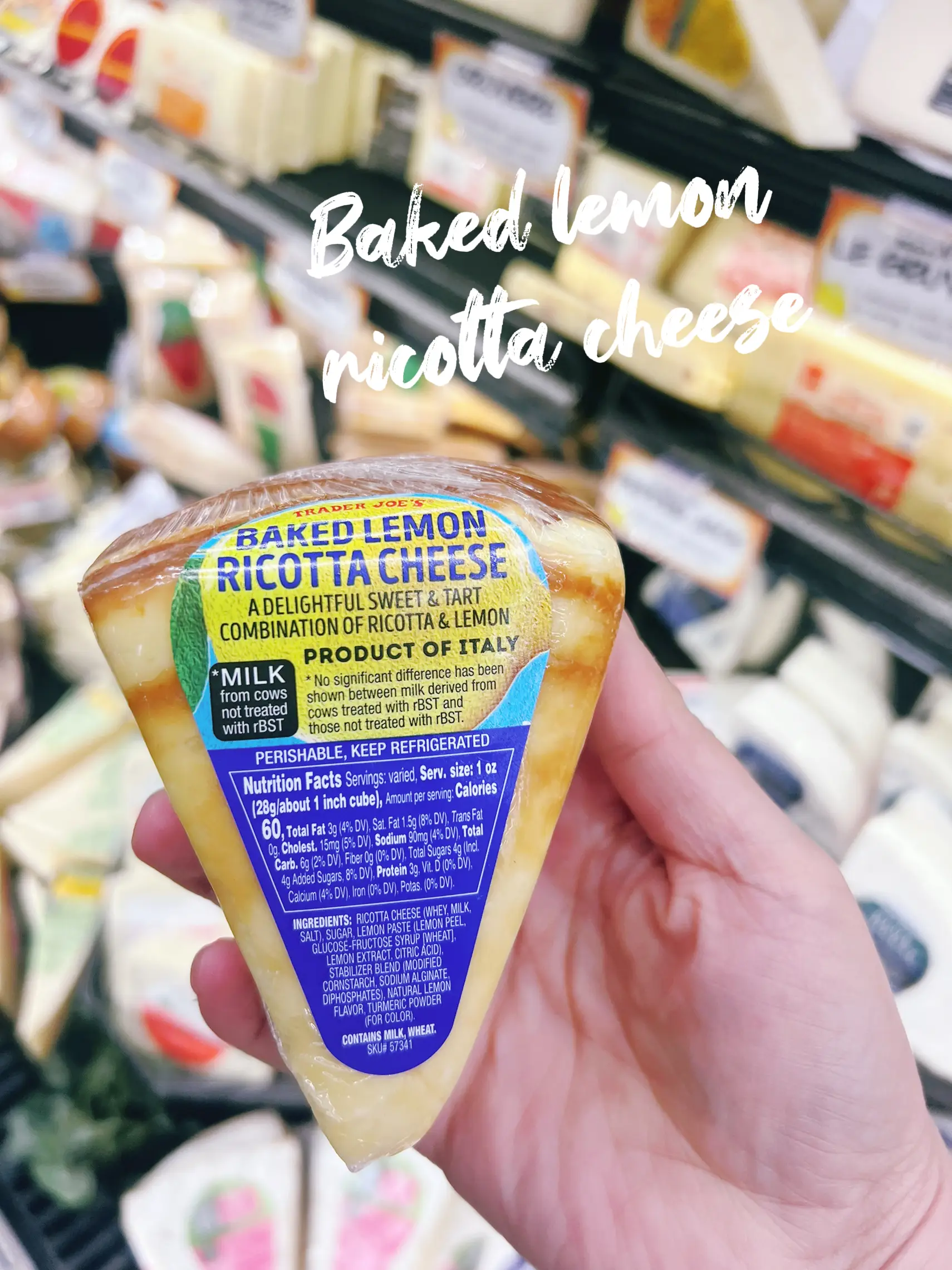 Baked lemon ricotta is back at Trader Joe’s Gallery posted by