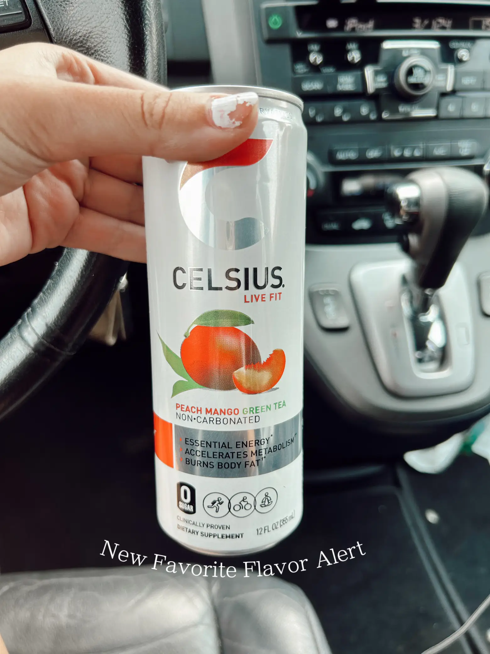 Celsius (Non-Carbonated) - Peach Mango Green Tea