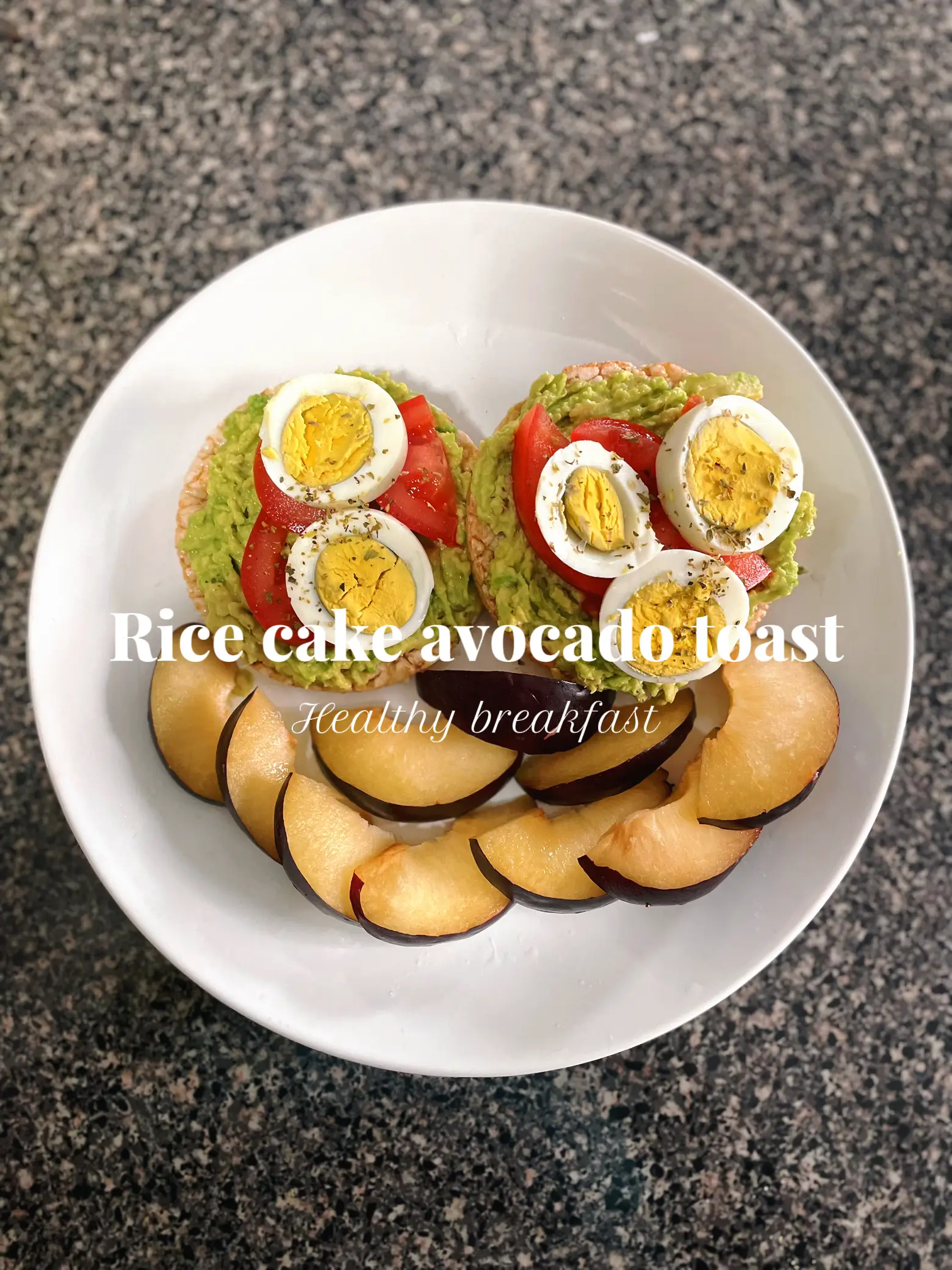 RICE CAKE AVOCADO TOAST | Gallery posted by Anne | Lemon8