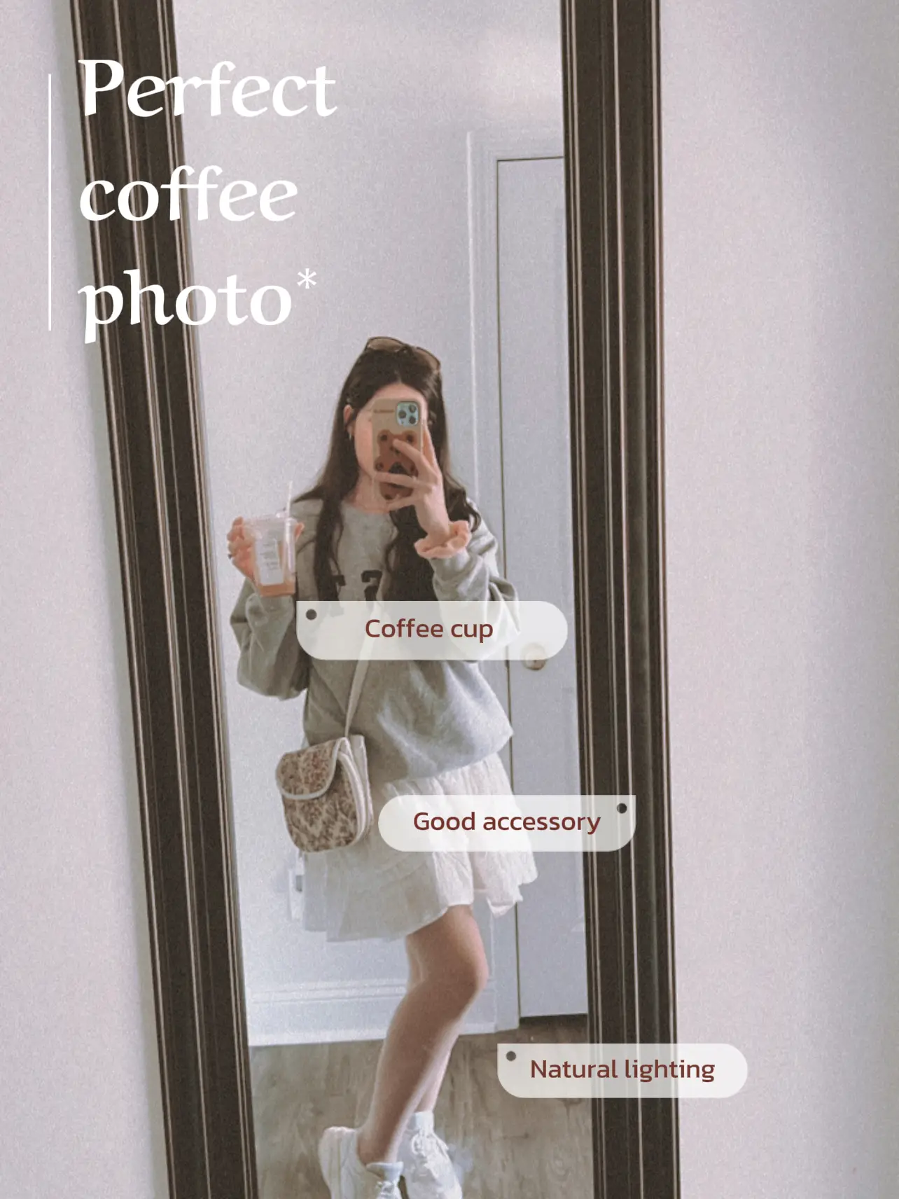 Photo Tip 001 (Coffee Selfie) | dominique🦋が投稿したフォトブック