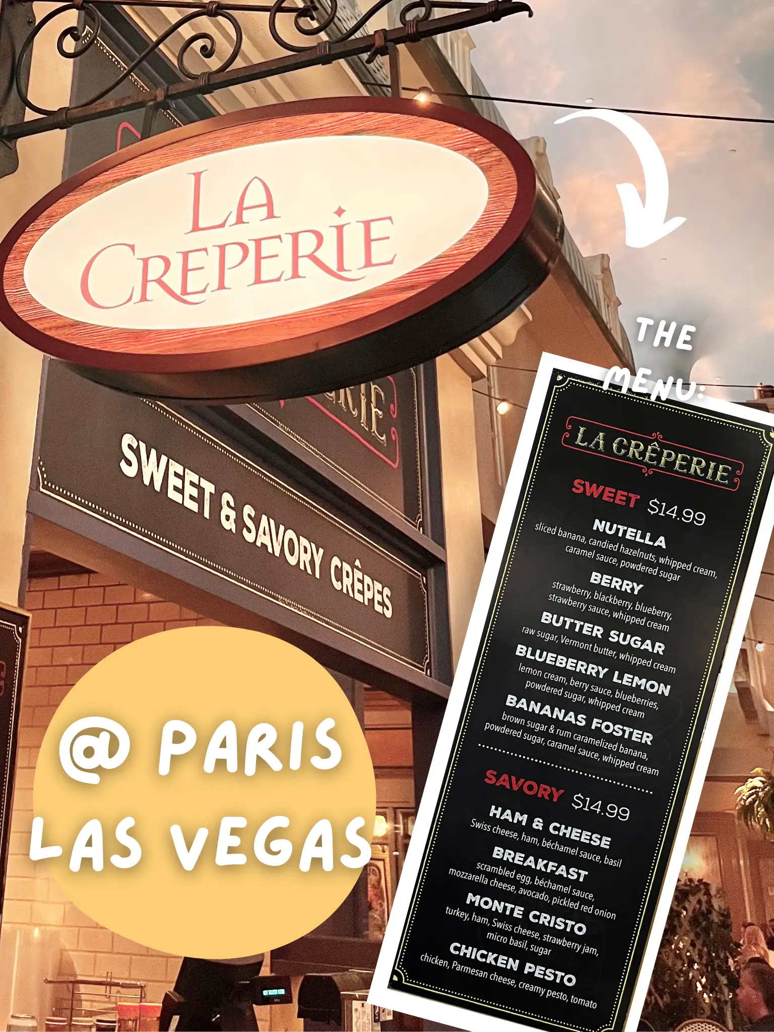 La Creperie at Paris Las Vegas