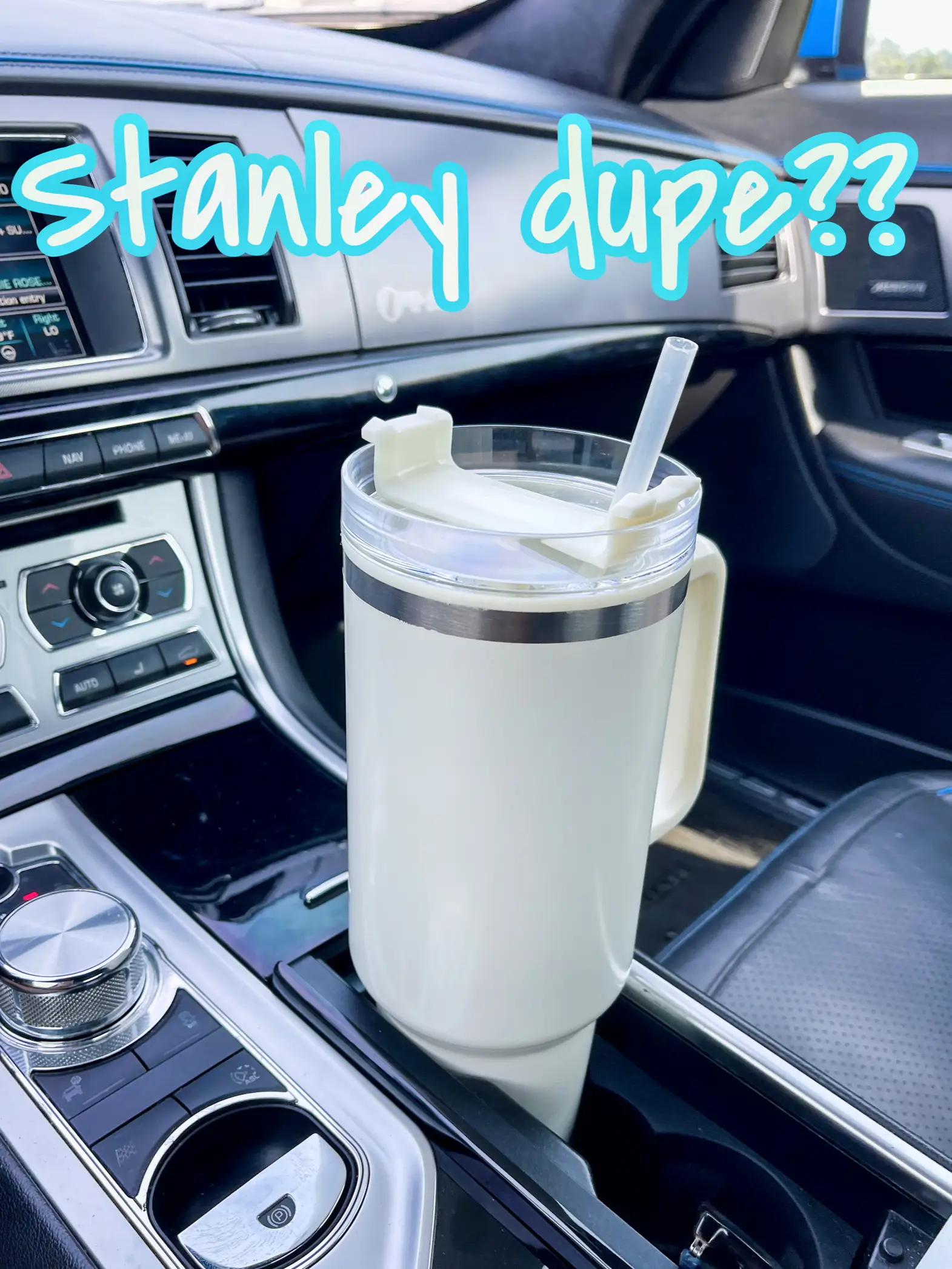 Is the $5 Stanley cup dupe worth it? #stanleycup #stanleytumbler