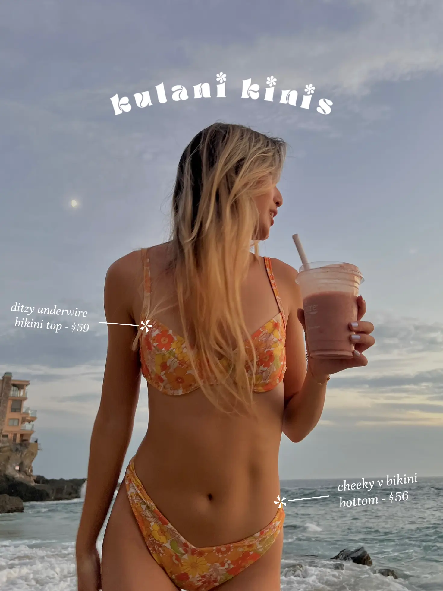 Ditzy Underwire Bra Bikini Top - Caribbean Blues –KulaniKinisEurope