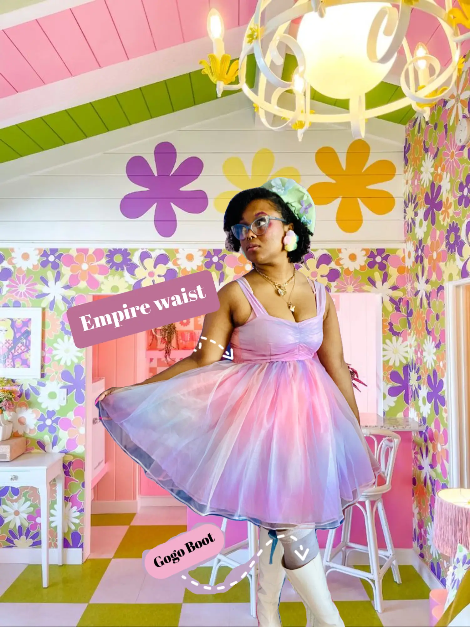 Magical Girl Purple Leggings Lolita Pastel Mahou Decora Cult Party