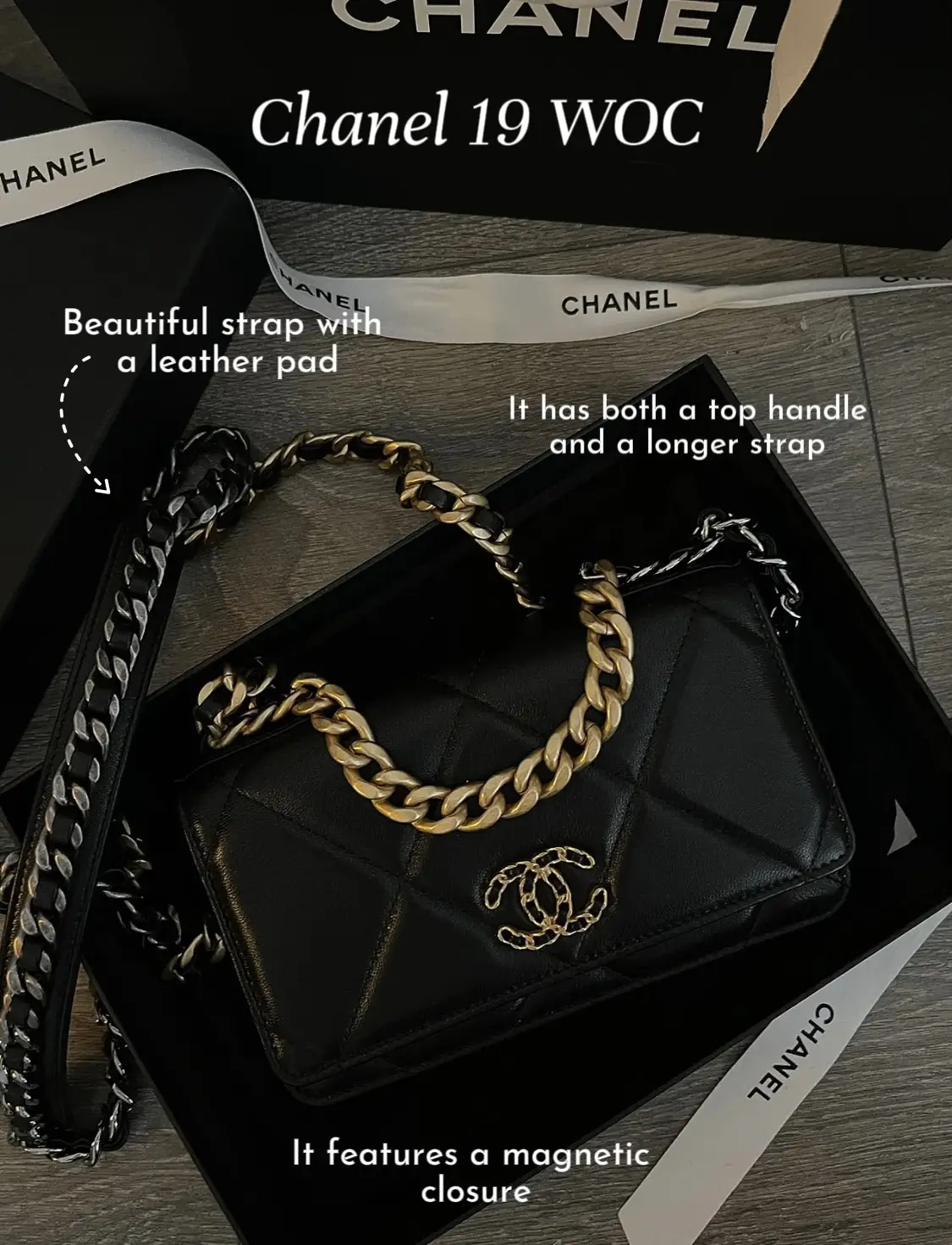 chanel wallet on chain pearl crush