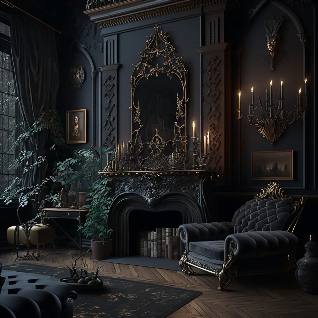 victorian gothic interior design