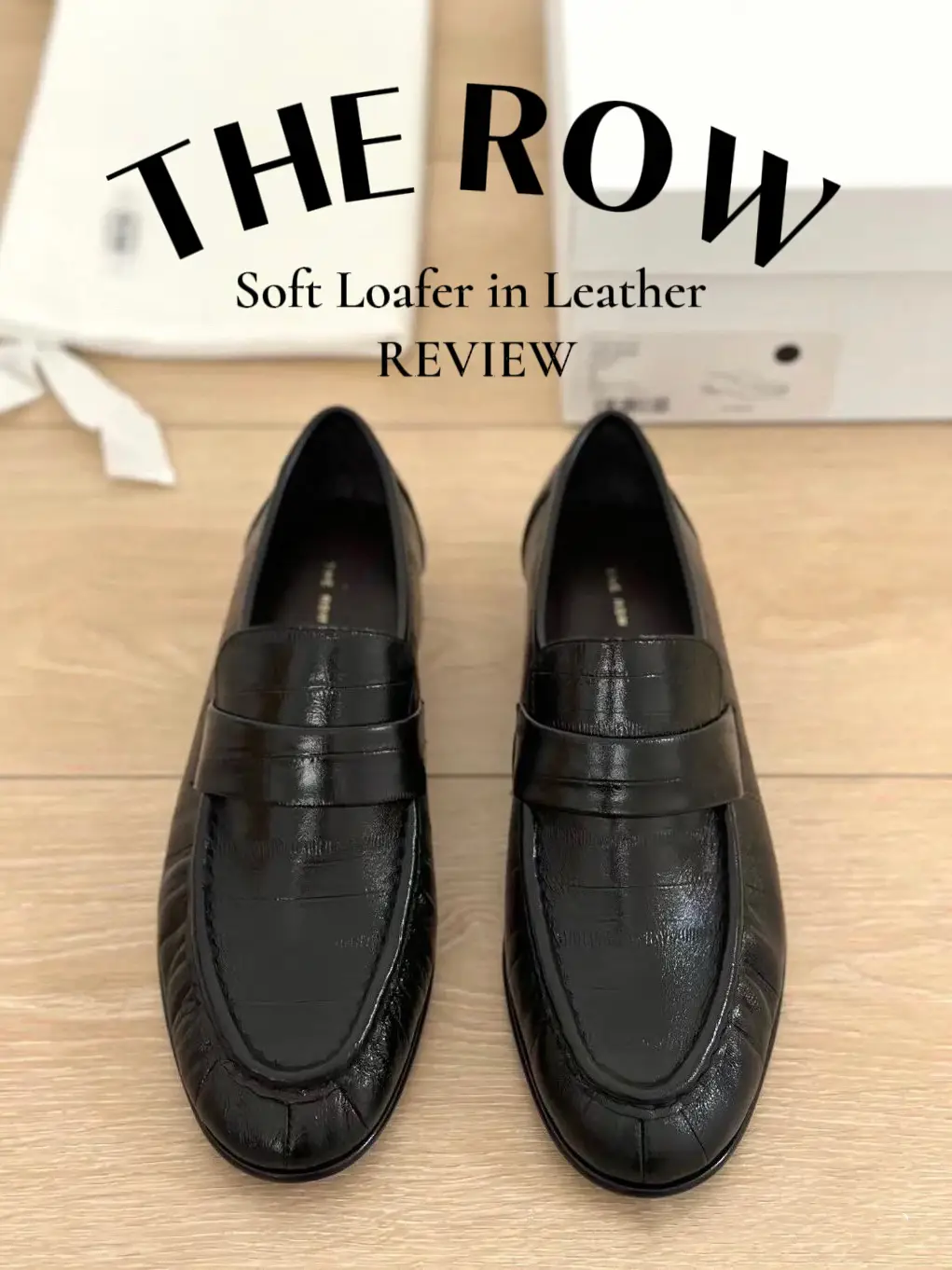 The row white on sale loafers