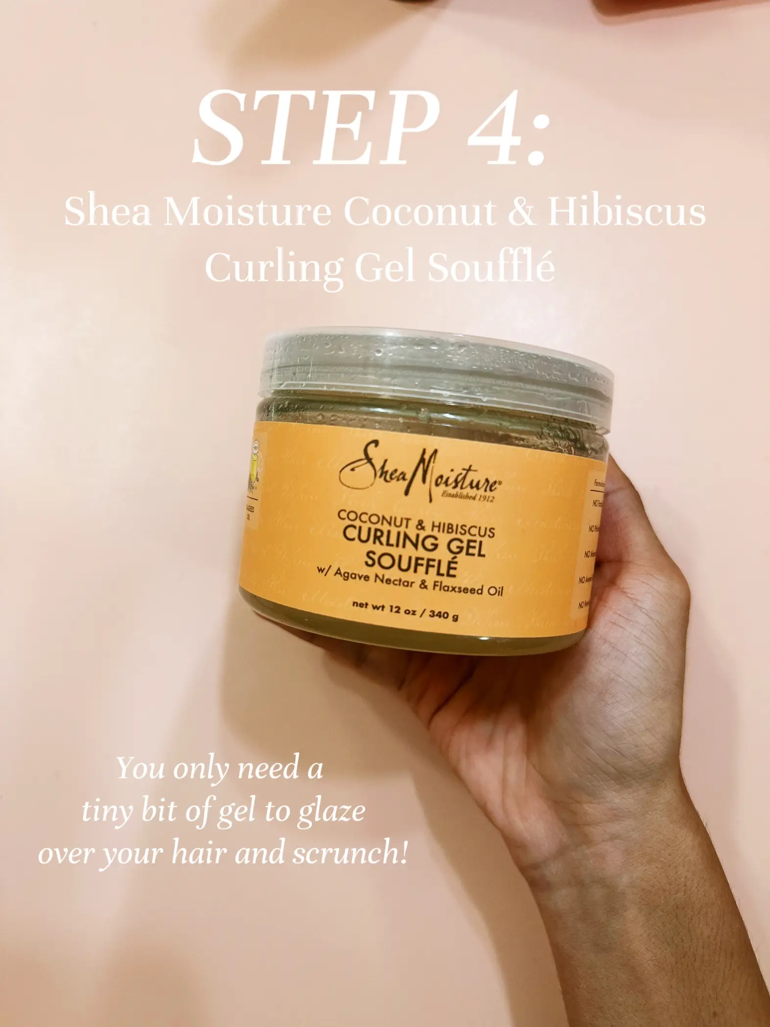 Shea moisture curling gel souffle for 2c 3a deals hair