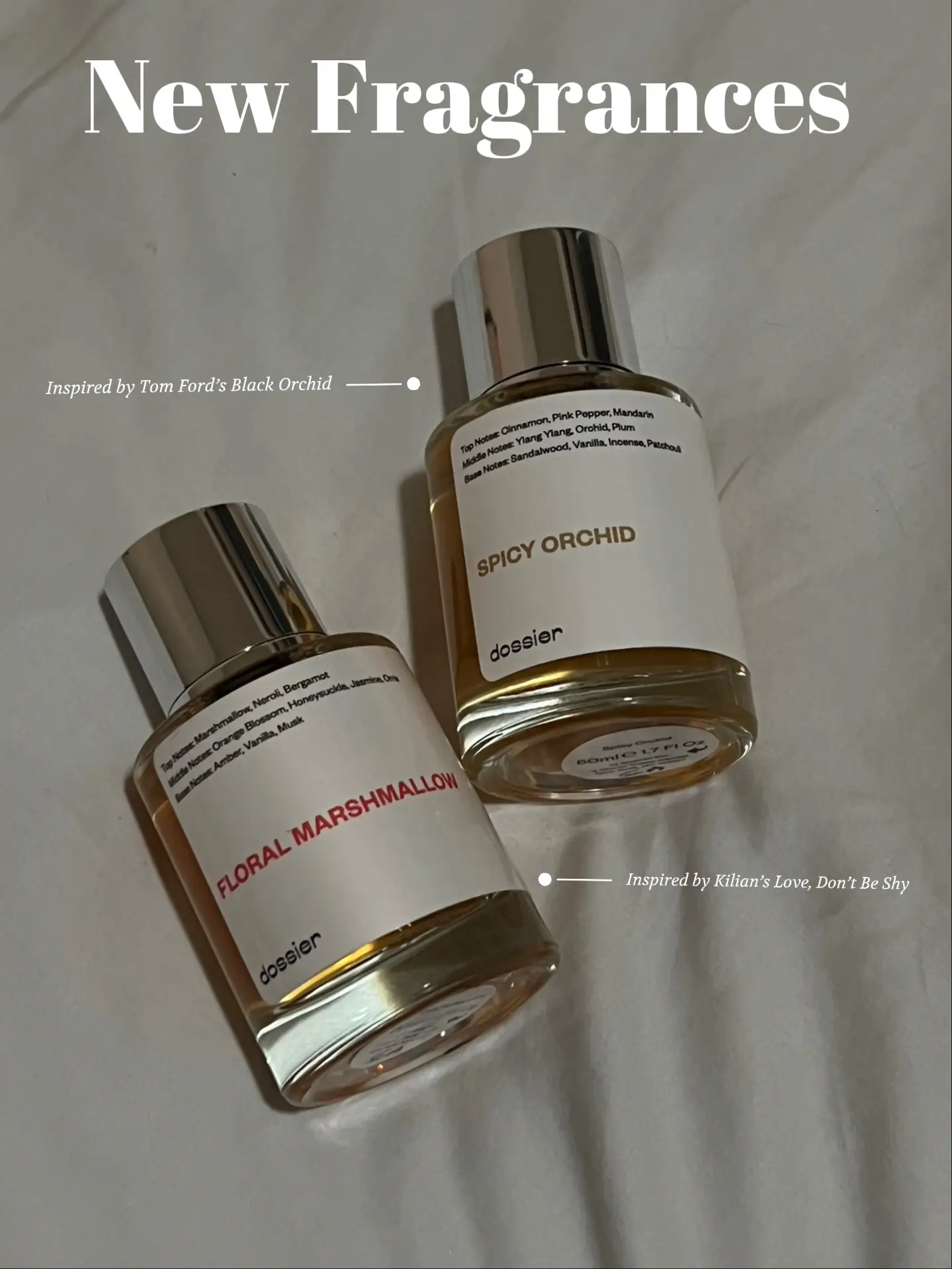 New fragrances from Dossier!✨ | Ryelee Steilingが投稿したフォト ...