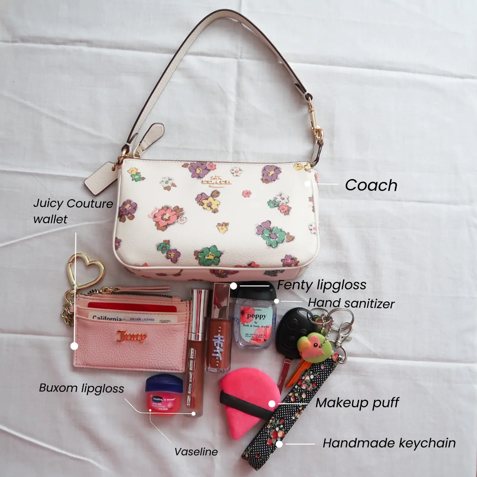 What's in my Coach Wristlet 