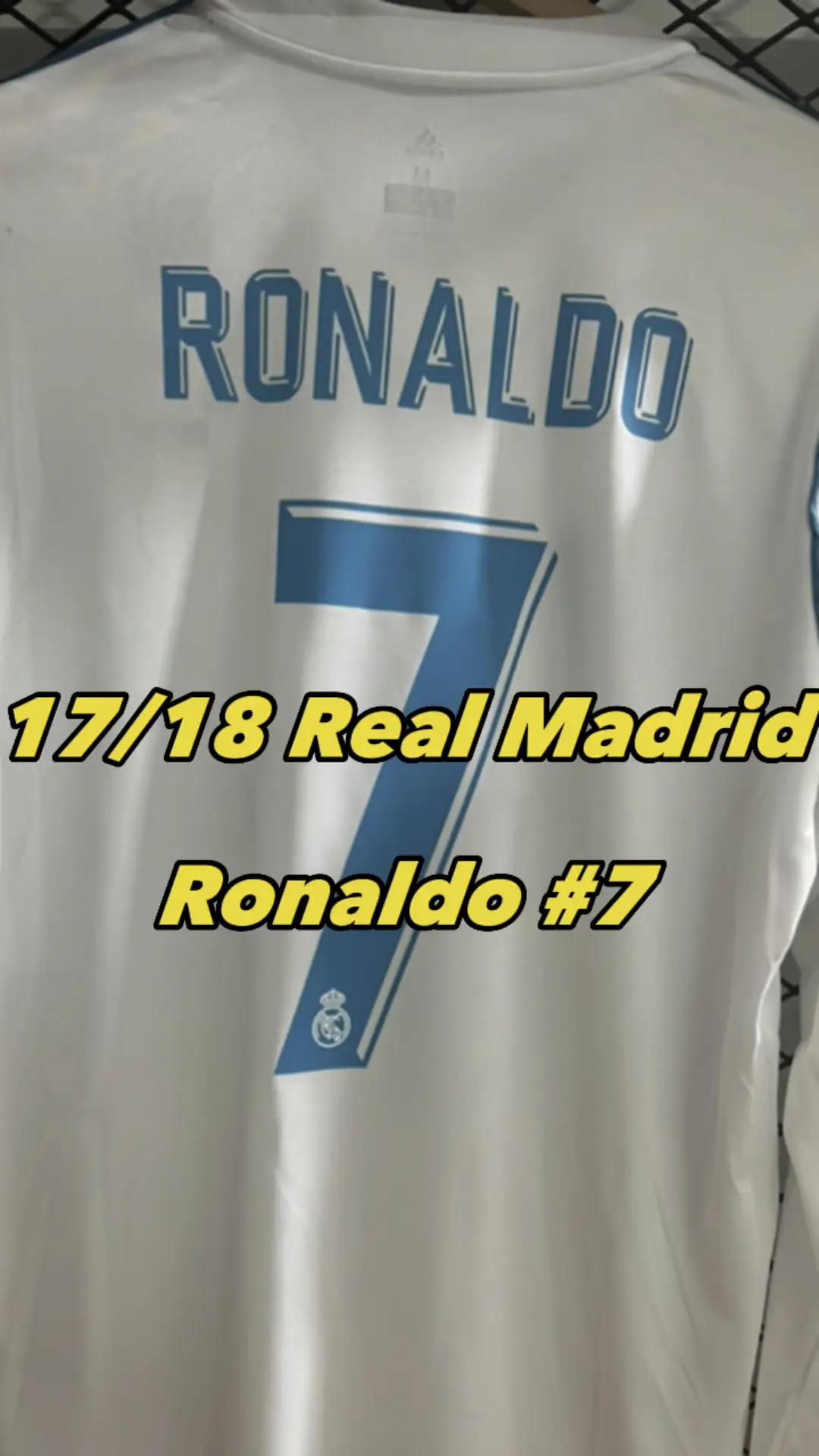 17/18 real madrid jersey