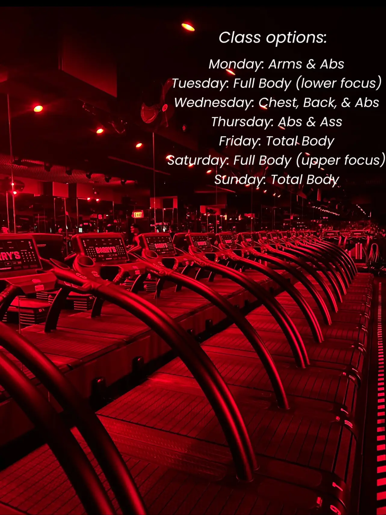 Barry's bootcamp treadmill discount speeds