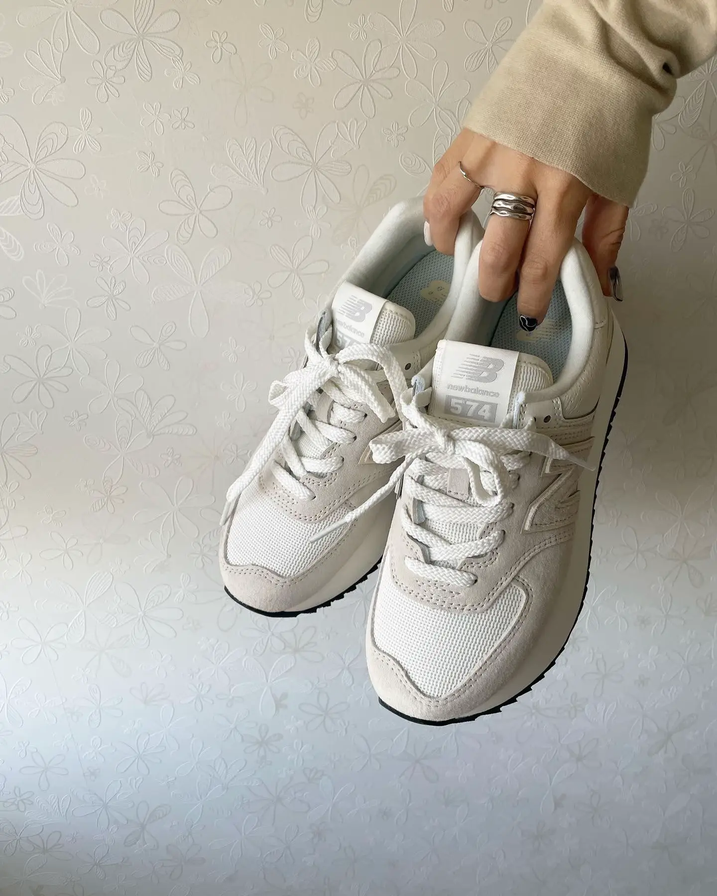 韓国限定】 ニューバランス ボア スリッポン シューズ ˏˋ 韓国限定ˎˊ