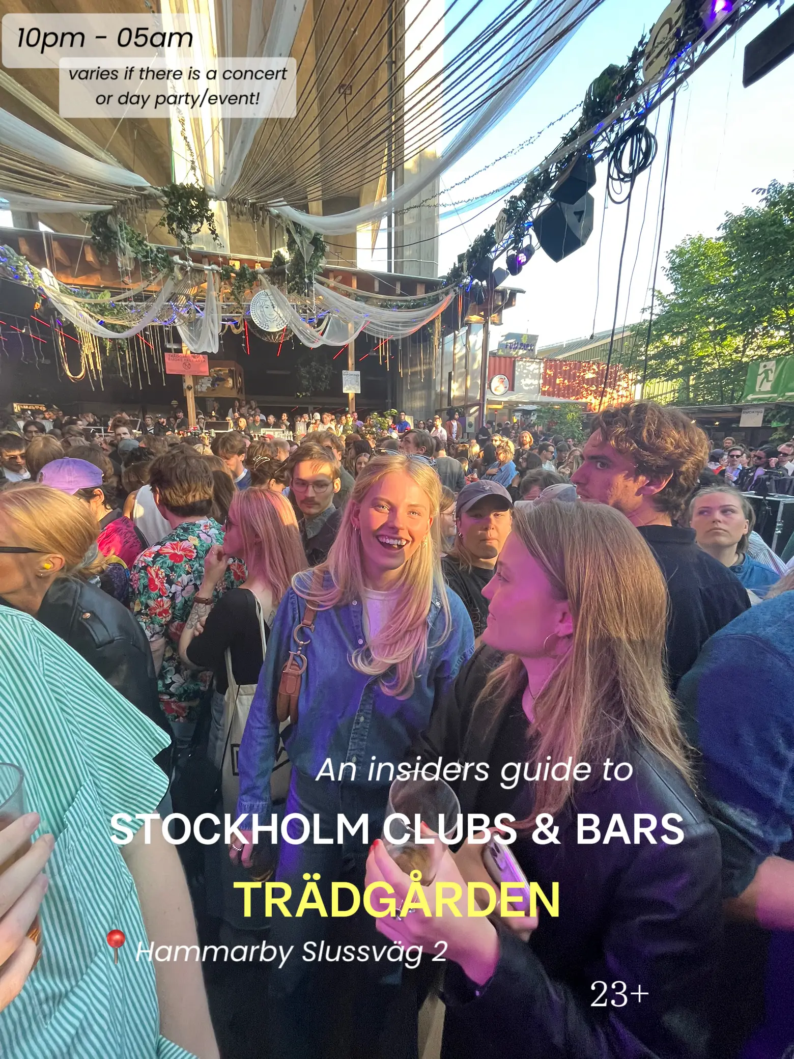 WHERE TO PARTY IN STOCKHOLM: TRÄDGÅRDEN 🪩🍻 | Gallery posted by Emma S.  Rosman | Lemon8