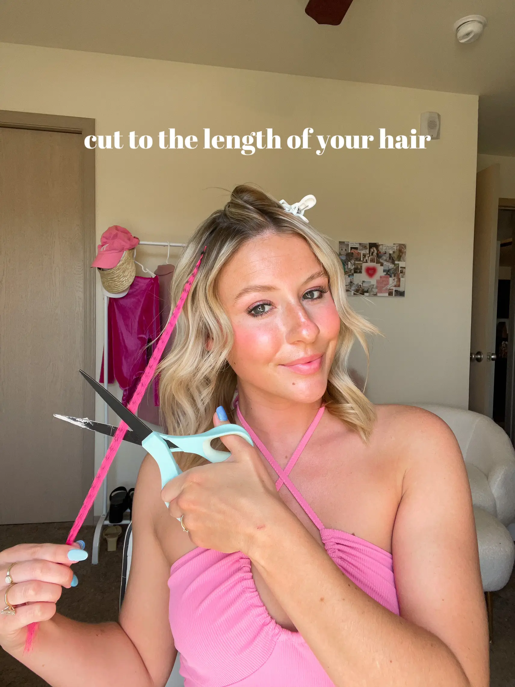 DIY Hair 'Feathers