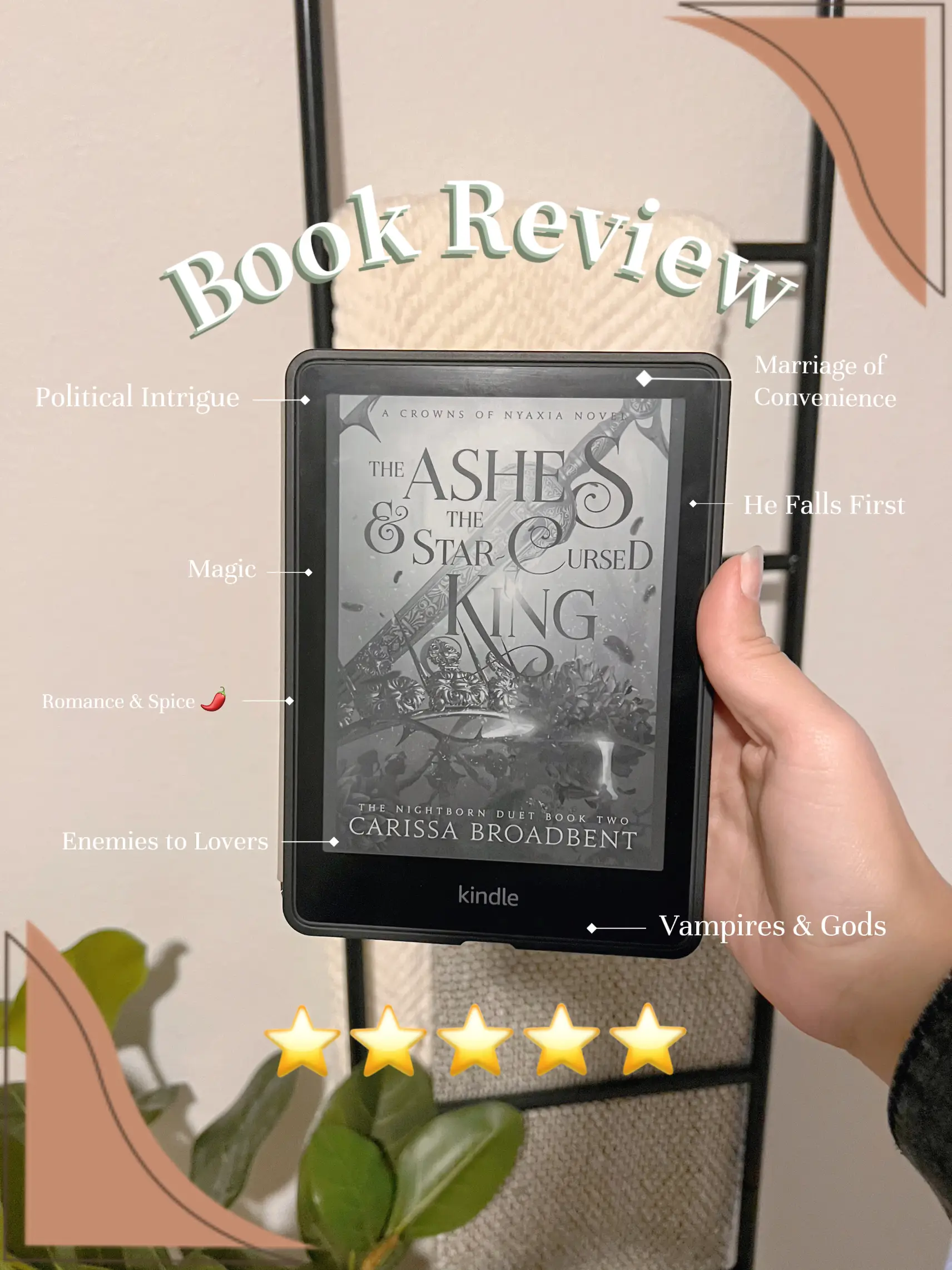 Book Opinion of The Ashes and Star Cursed King - Lemon8 Search