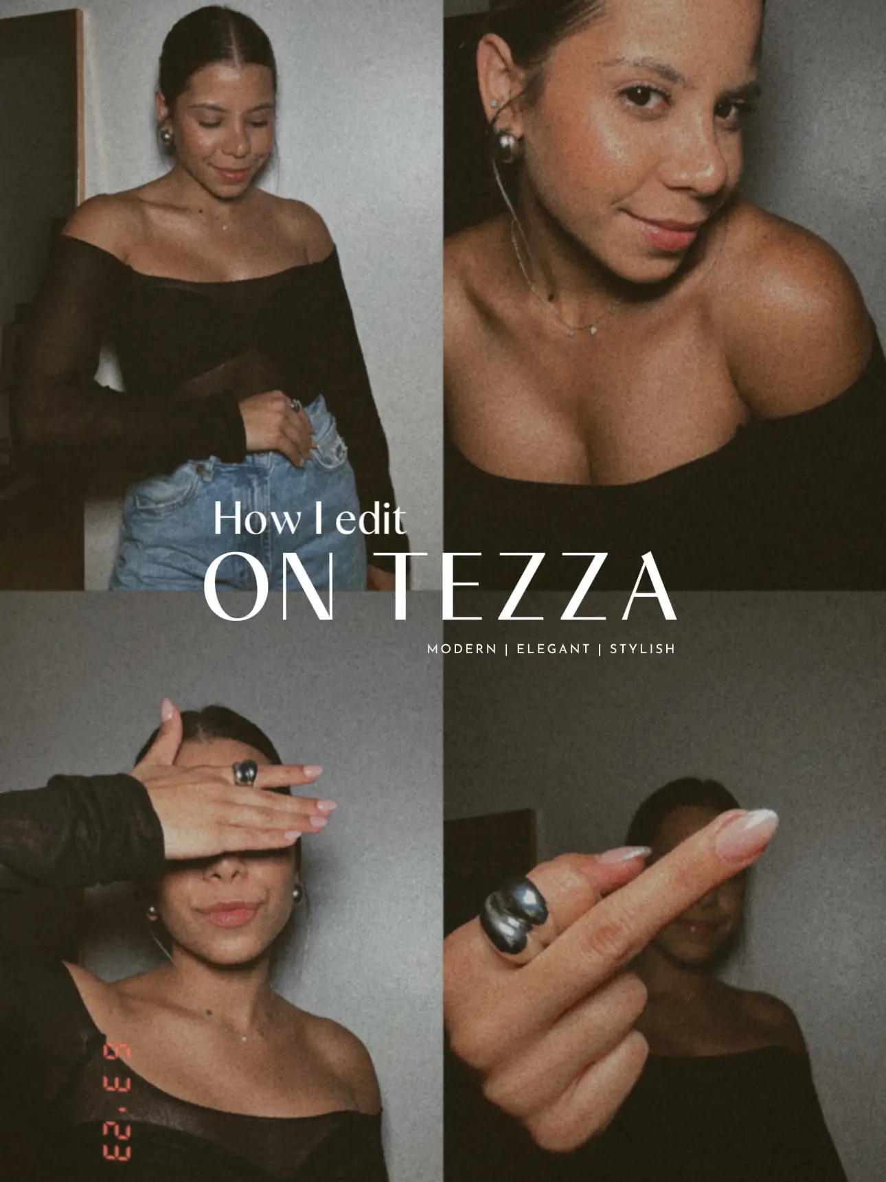 How I edit my photos on the Tezza app 's images